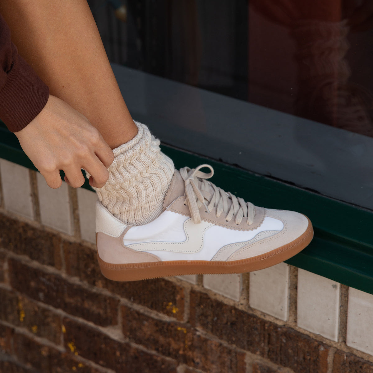 NOTICE SNEAKERS IVORY MULTI NYLON - Image 6