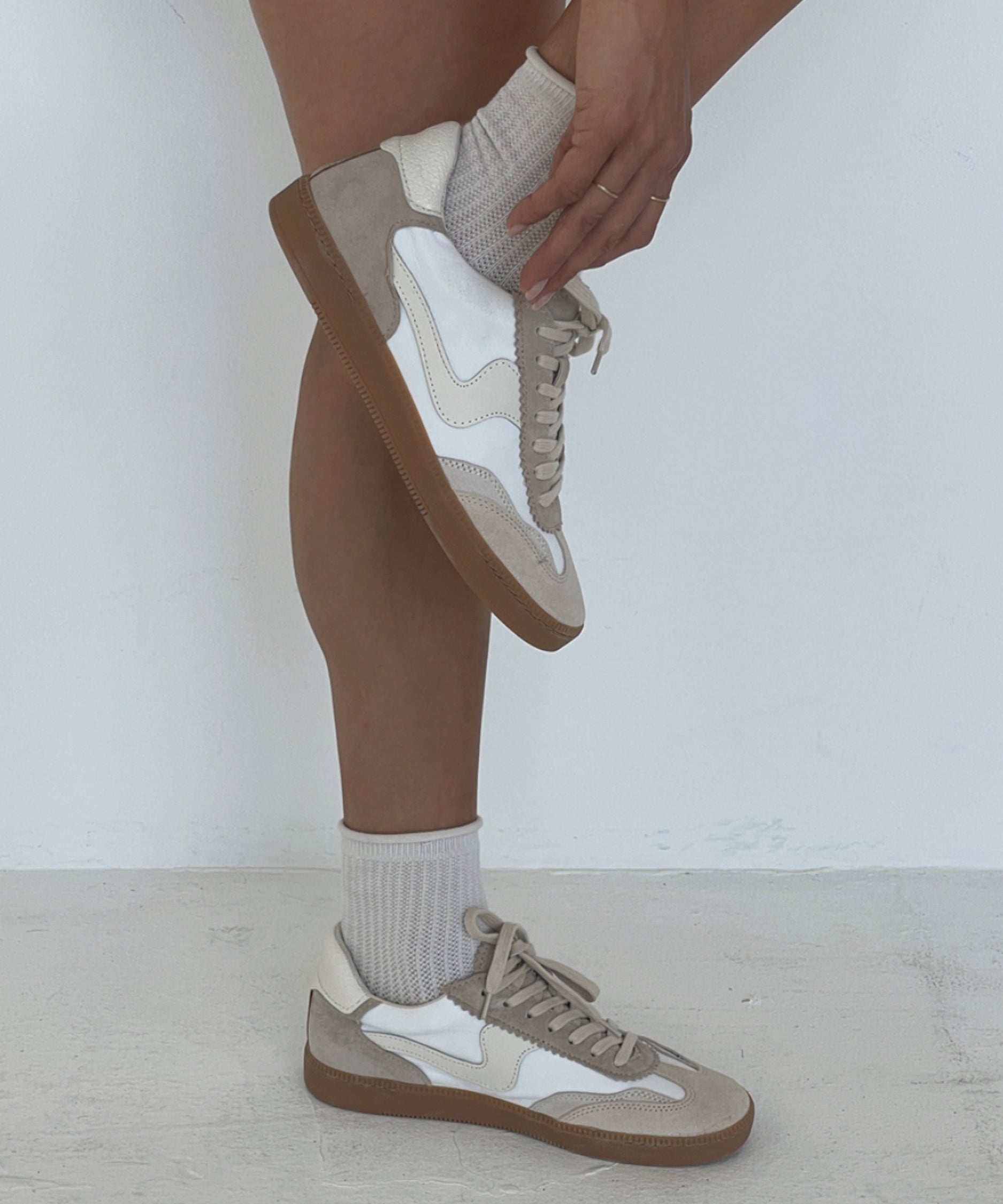 NOTICE SNEAKERS IVORY MULTI NYLON - Image 9