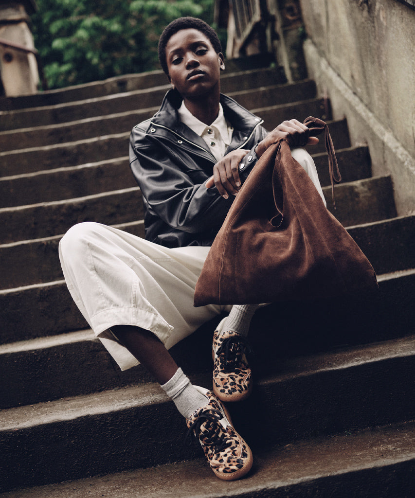 MARIE TOTE CHOCOLATE SUEDE - Image 8