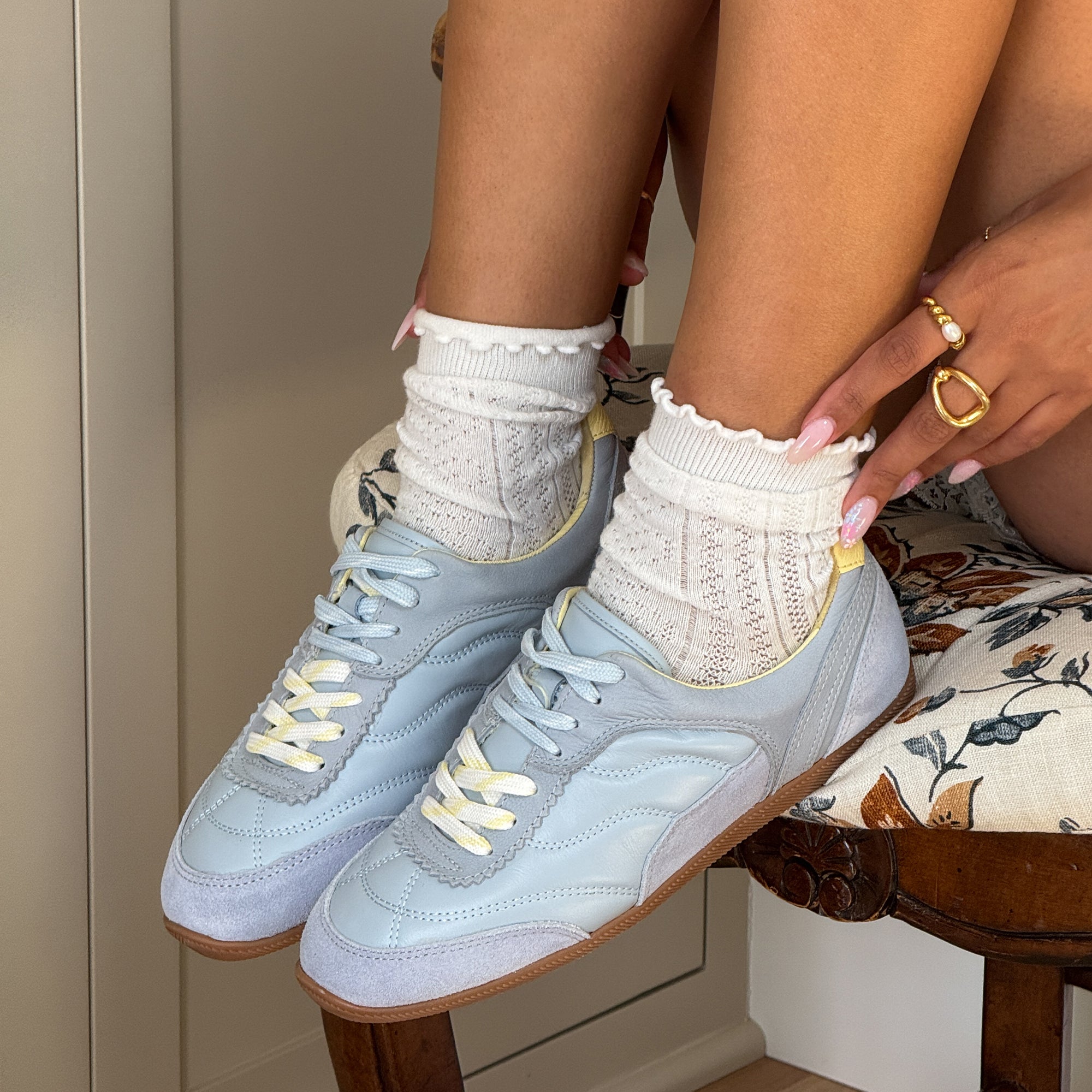 LAINI SNEAKERS BLUE MULTI LEATHER - Image 4