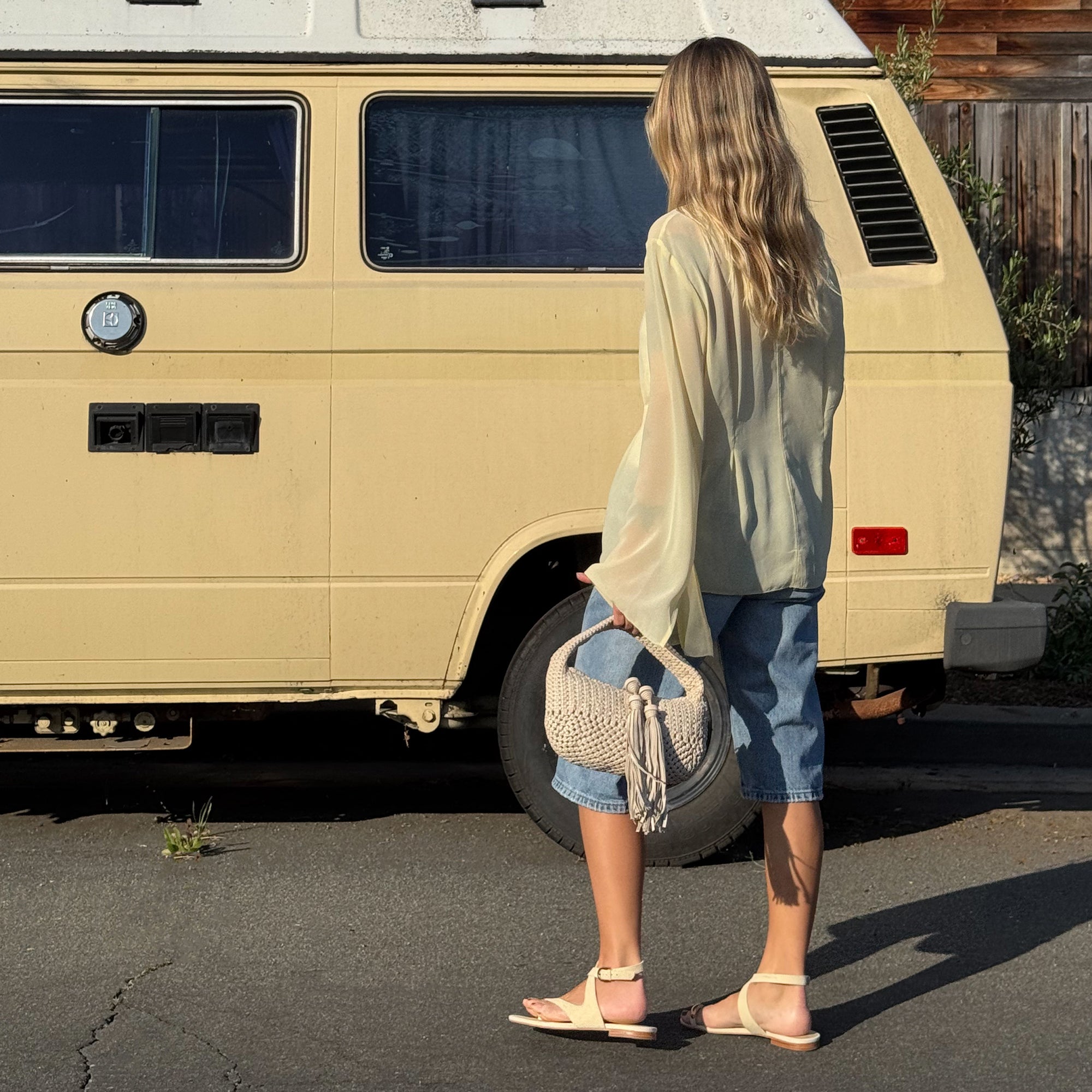 ZENIA HANDBAG BONE LEATHER - Image 8