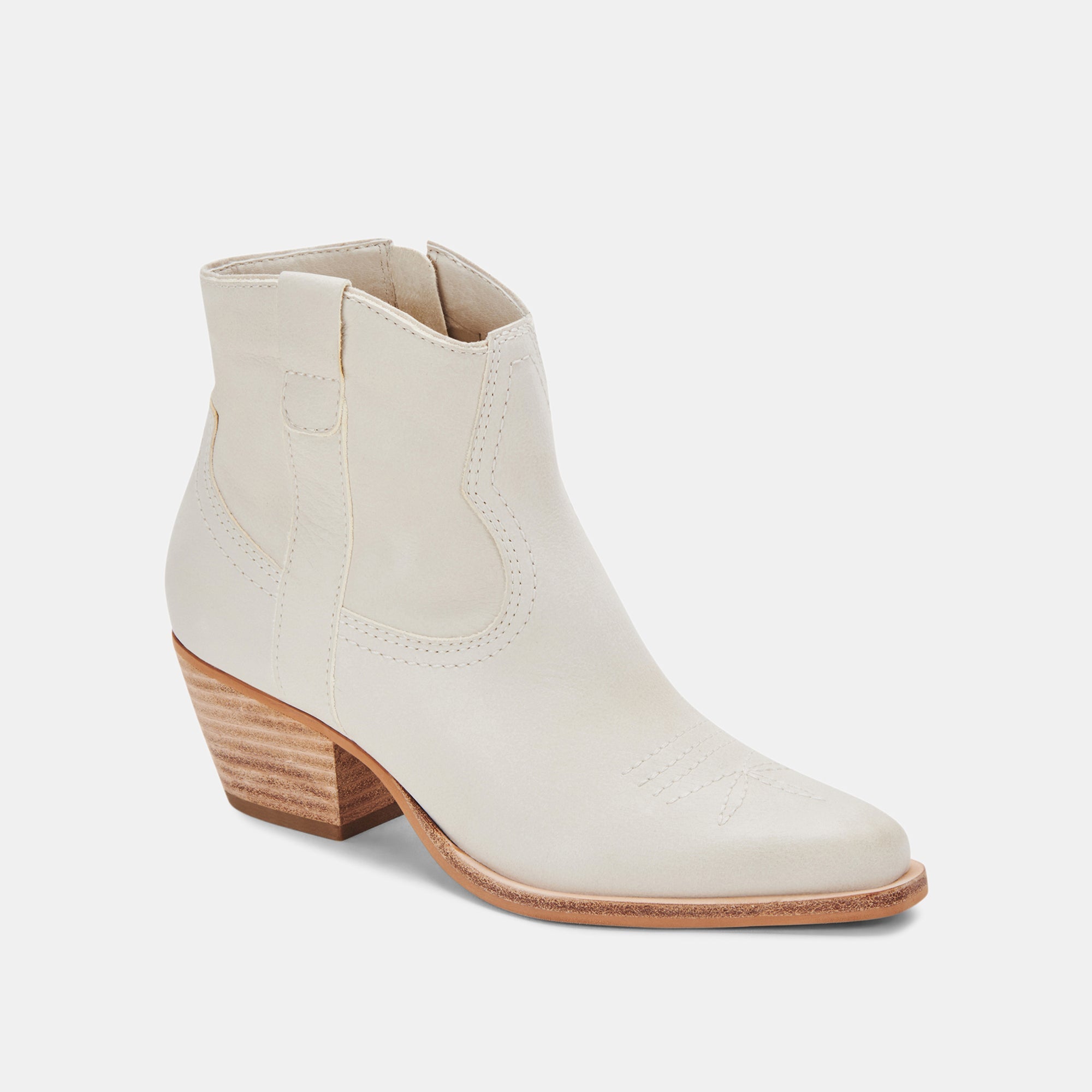 SILMA BOOTIES IVORY NUBUCK - re:vita - Image 3