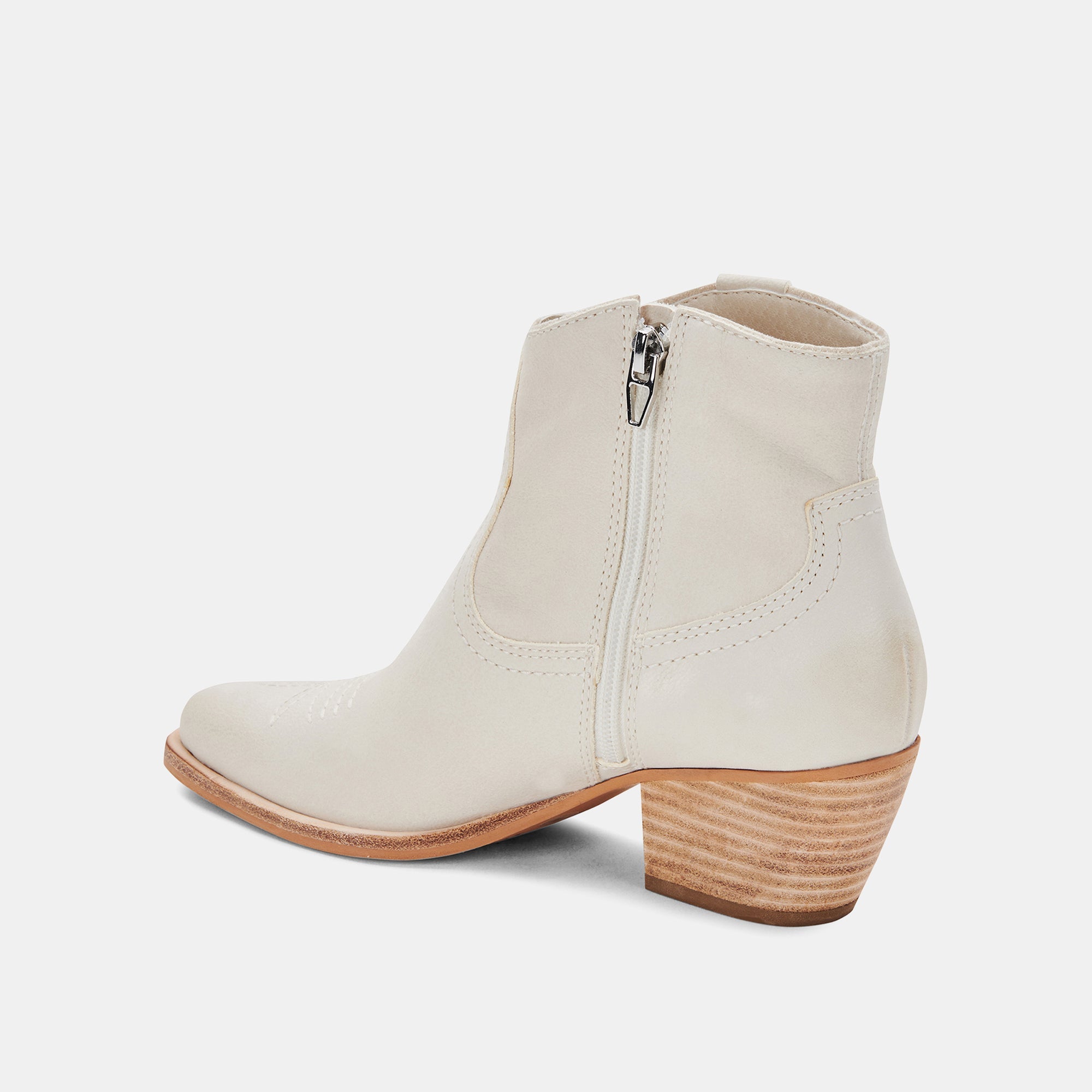 SILMA BOOTIES IVORY NUBUCK - re:vita - Image 7