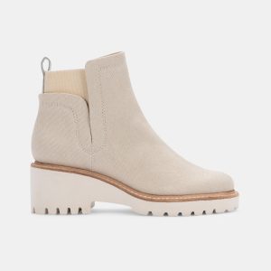 HUEY BOOTIES SANDSTONE CANVAS - re:vita