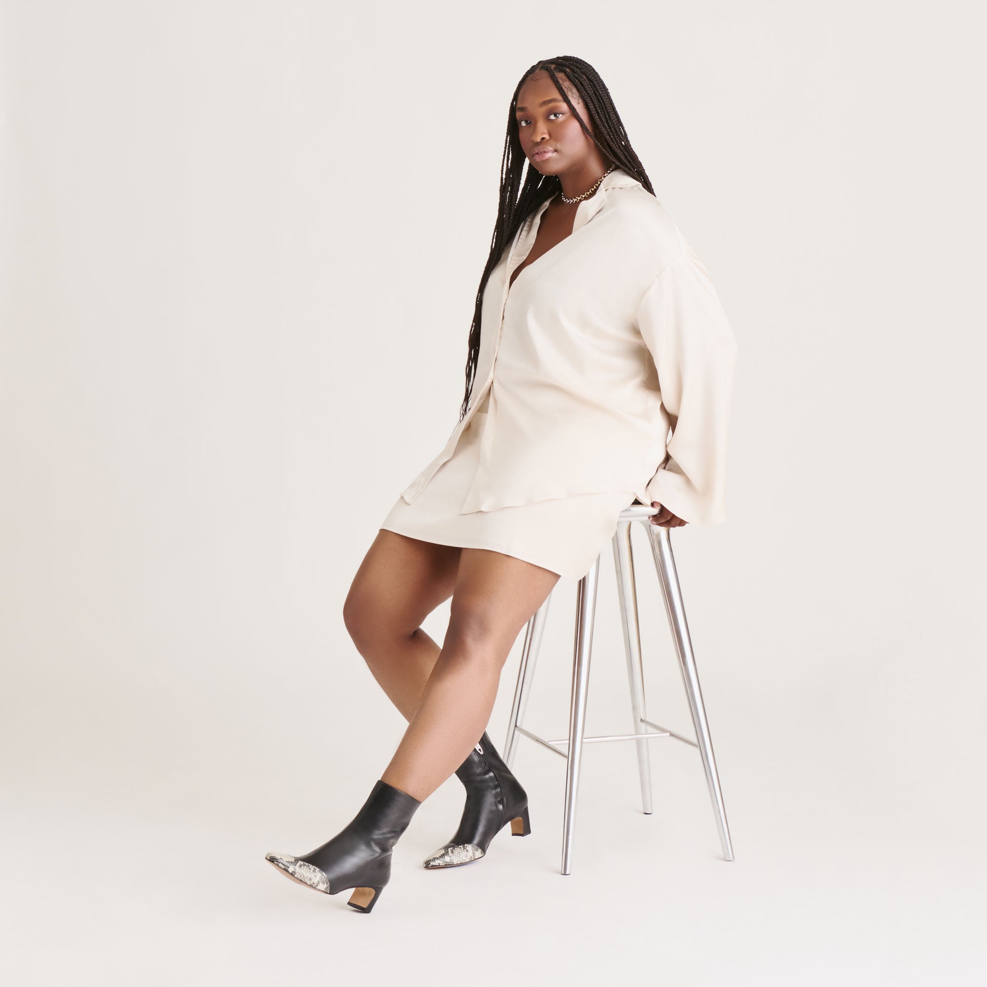 ANIKA BOOTS BLACK MULTI LEATHER - Image 4