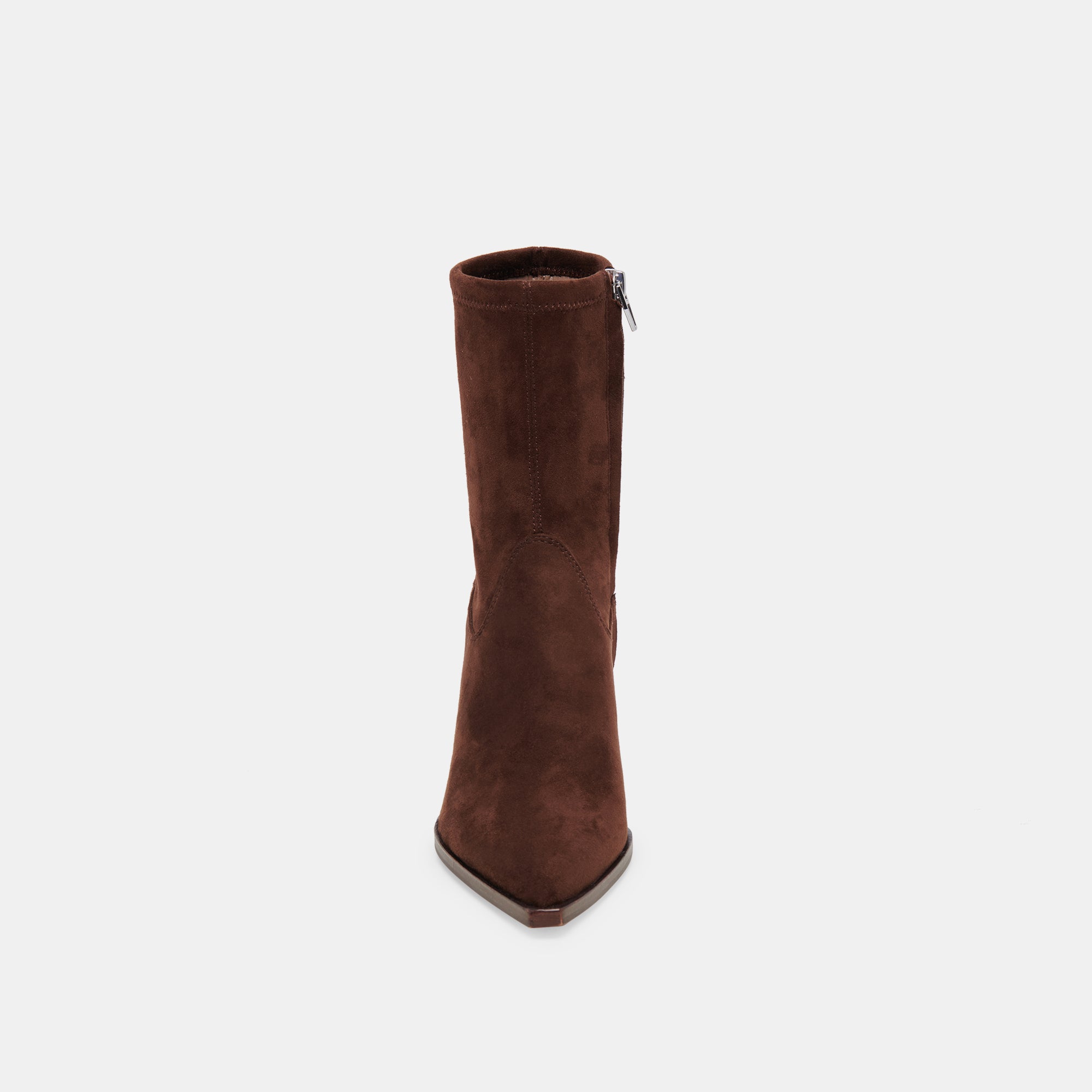 ARYA WIDE CALF BOOTS DK BROWN STELLA SUEDE - Image 7