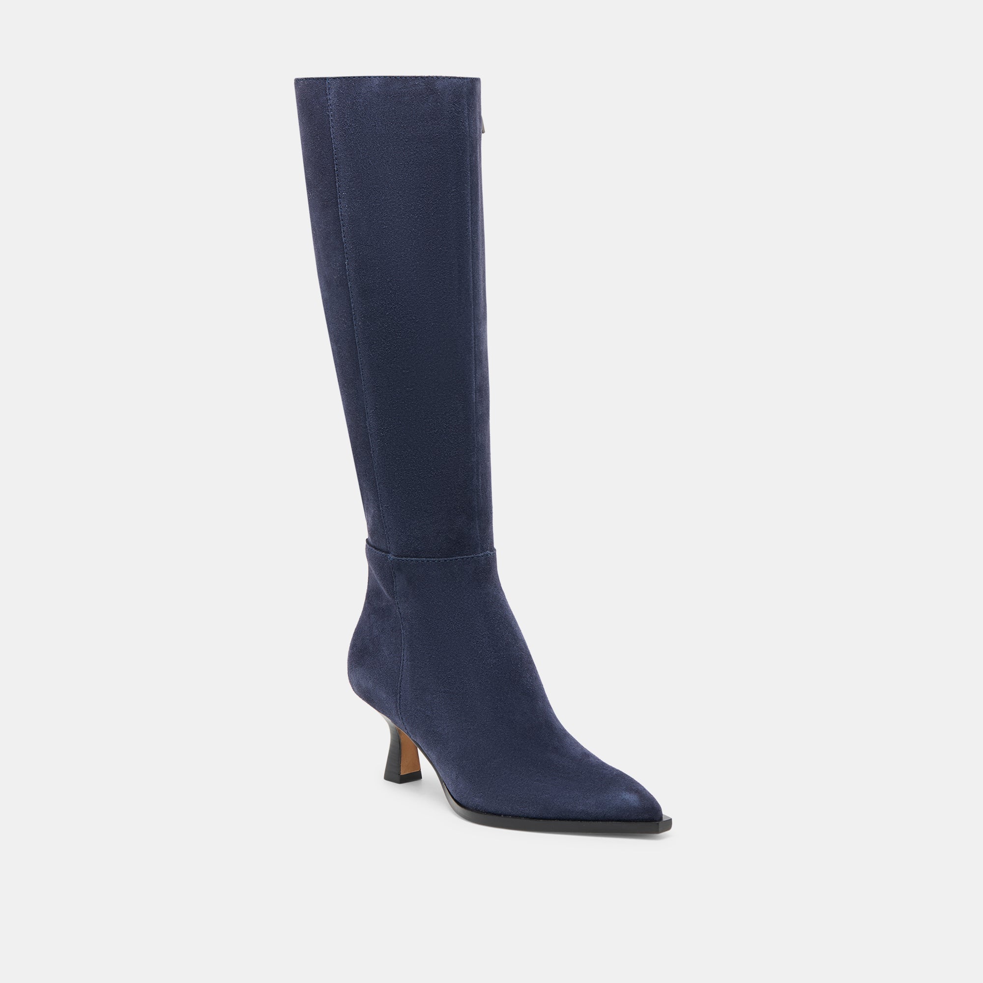 AUGGIE WIDE CALF BOOTS NAVY SUEDE - Image 2