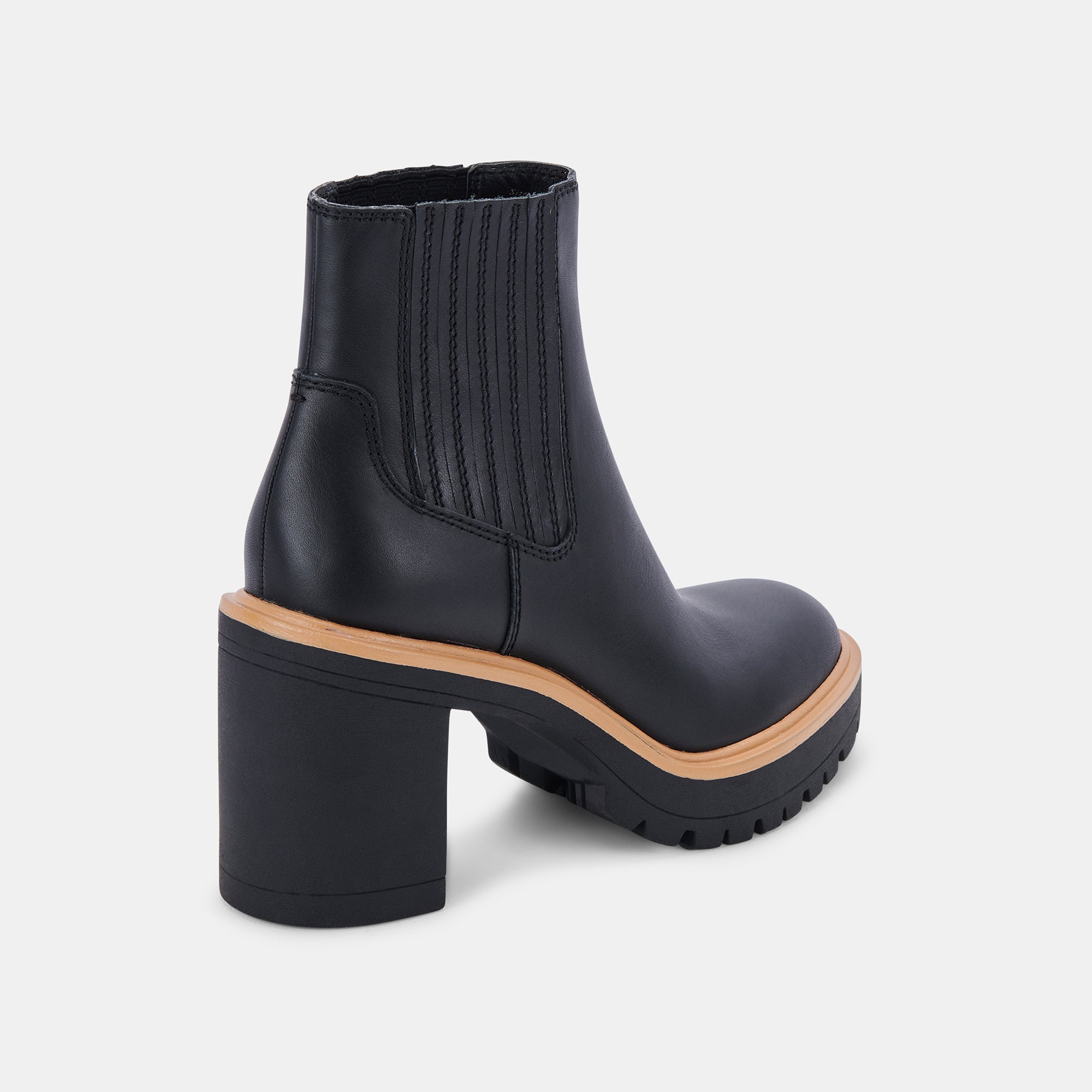 CASTER H2O BOOTIES ONYX LEATHER - re:vita - Image 4