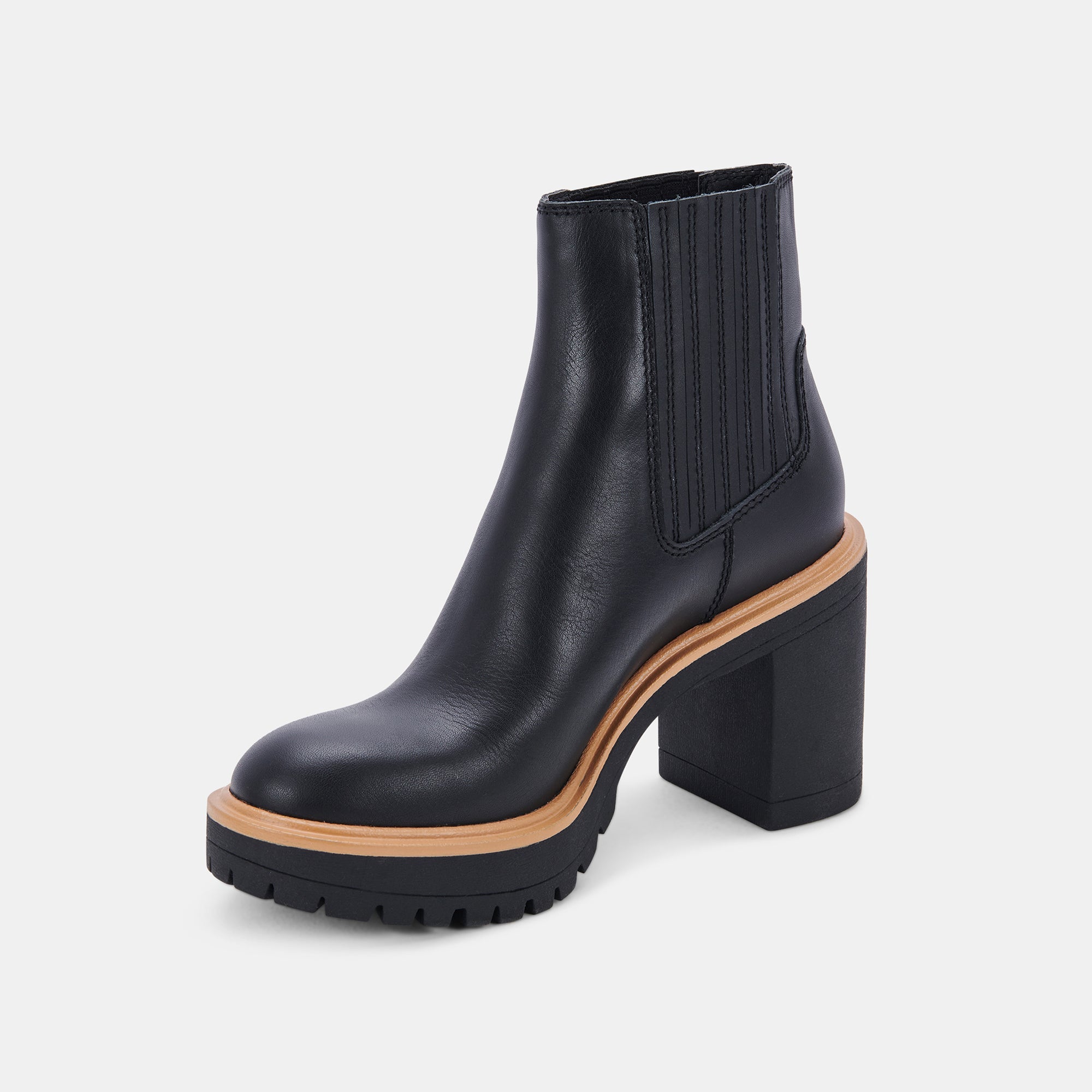 CASTER H2O BOOTIES ONYX LEATHER - re:vita - Image 5