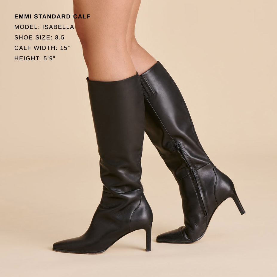 EMMI BOOTS BLACK LEATHER - Image 4