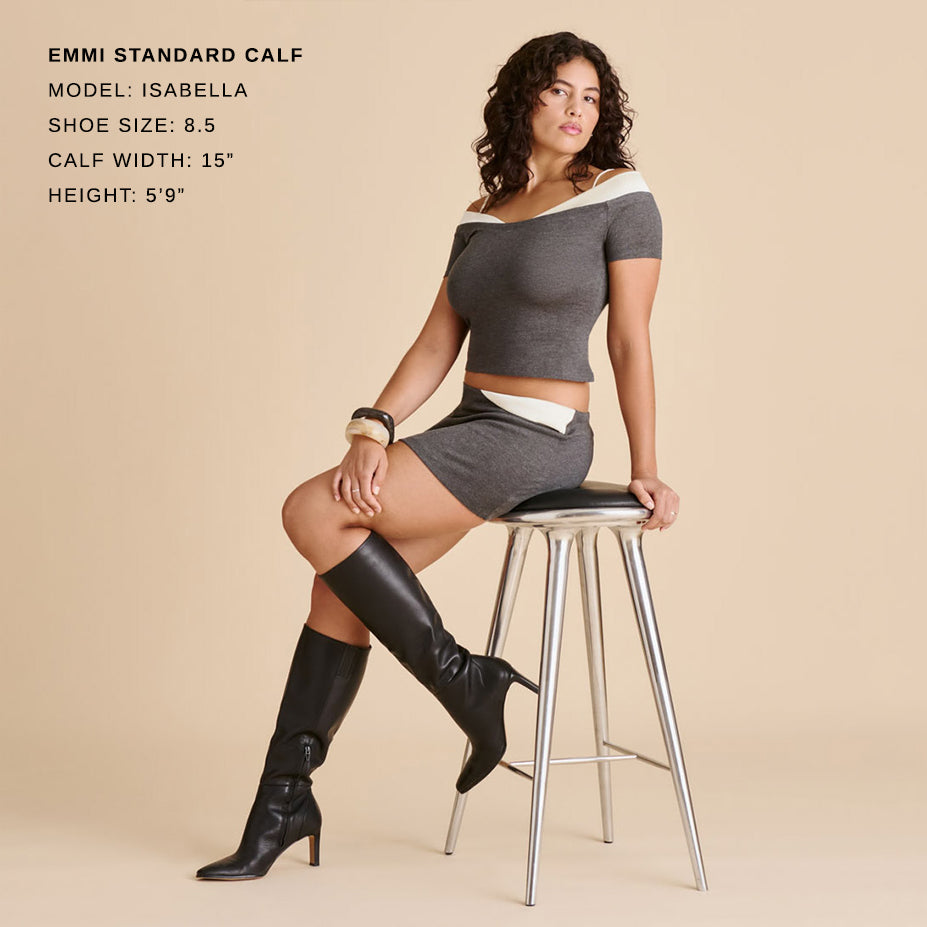 EMMI BOOTS BLACK LEATHER - Image 2