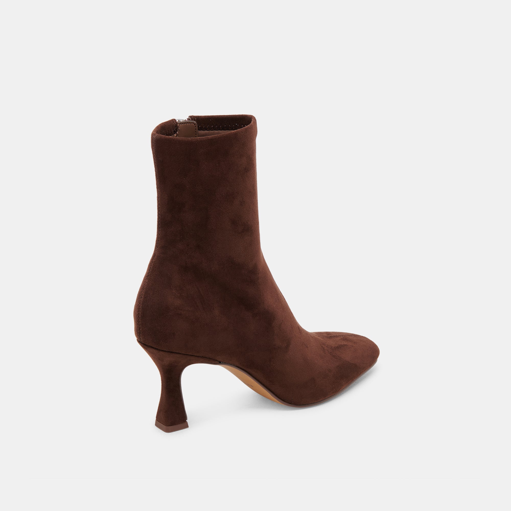 GLAMOR WIDE CALF BOOTS DK BROWN STELLA SUEDE - Image 3