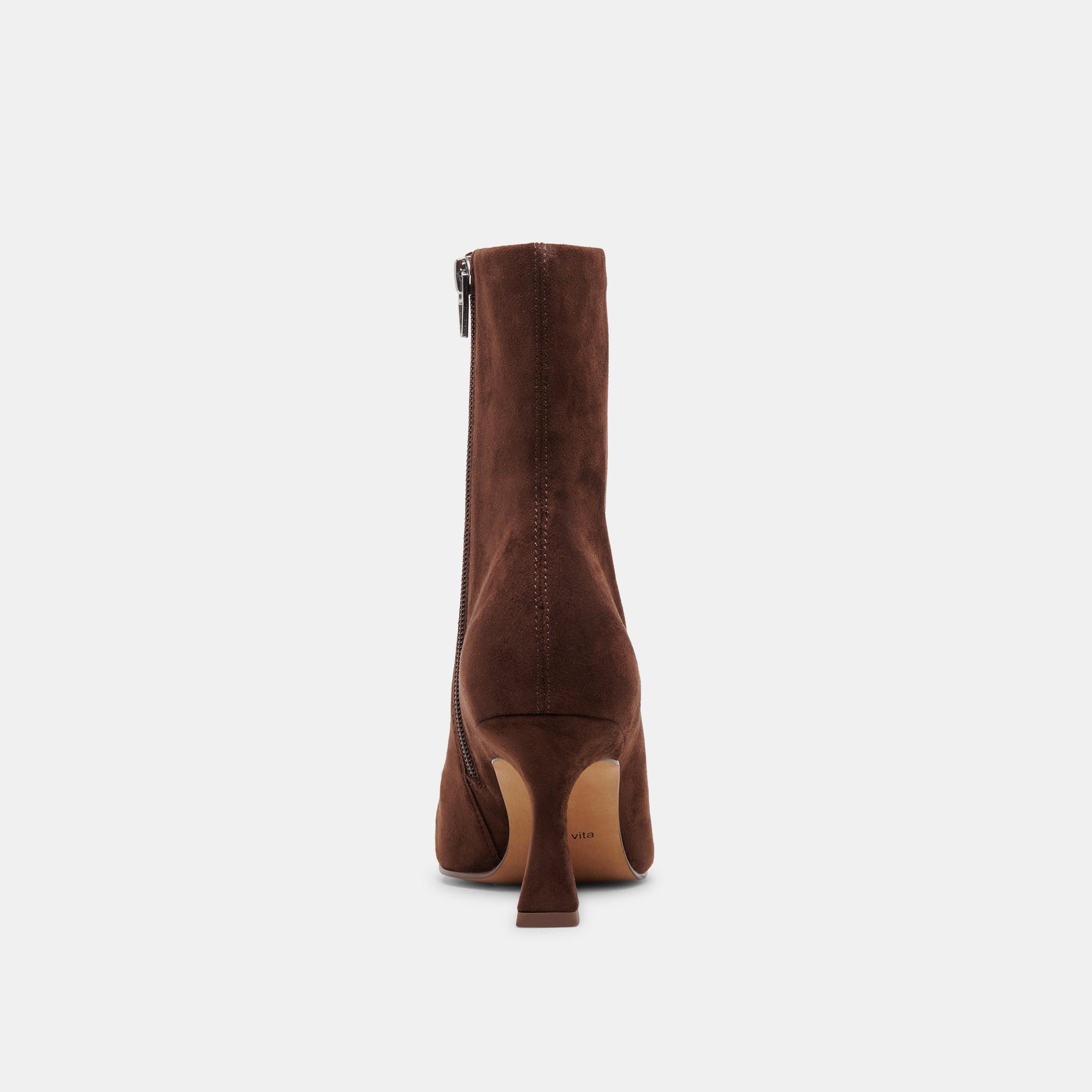 GLAMOR WIDE CALF BOOTS DK BROWN STELLA SUEDE - Image 8