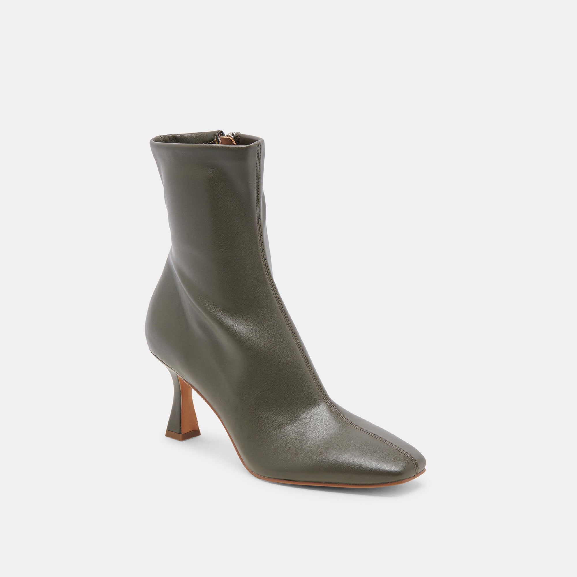 GLAMOR WIDE CALF BOOTS DARK OLIVE STELLA - Image 2