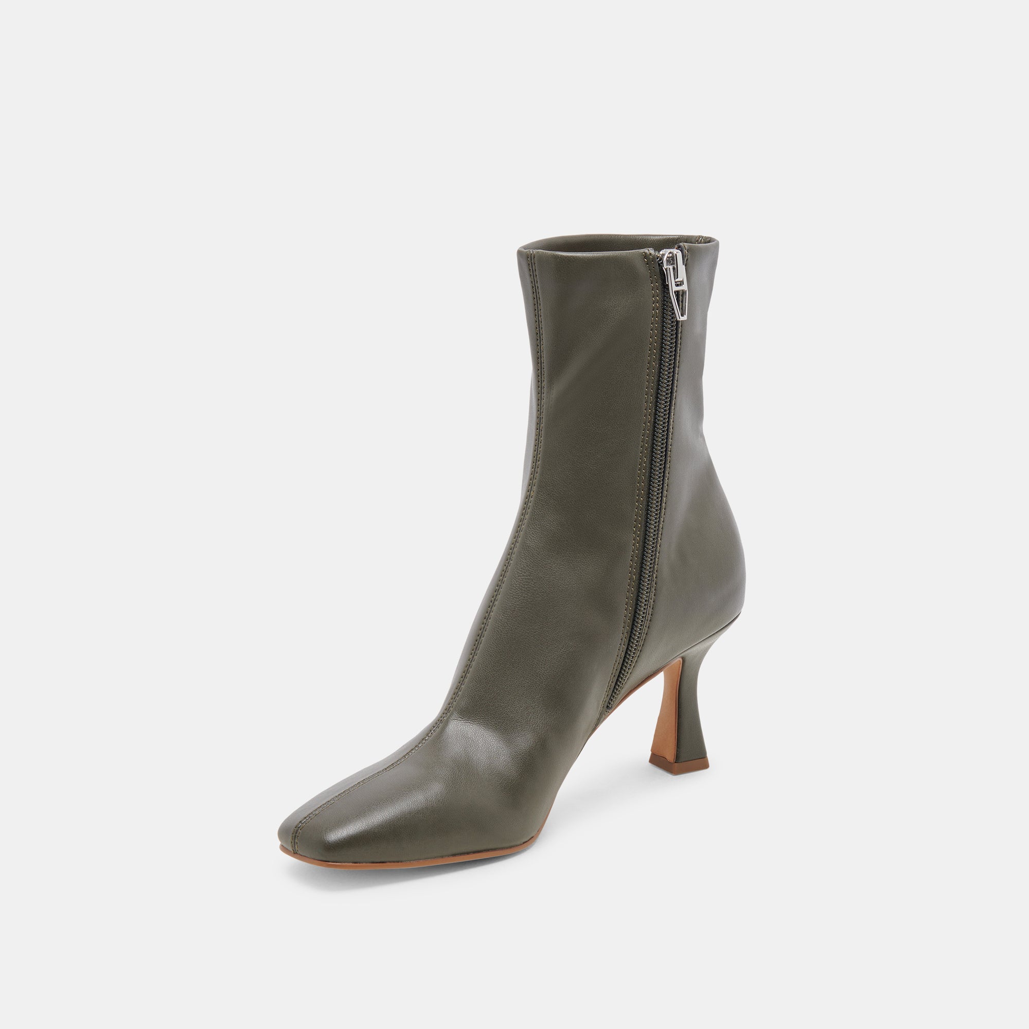 GLAMOR WIDE CALF BOOTS DARK OLIVE STELLA - Image 4