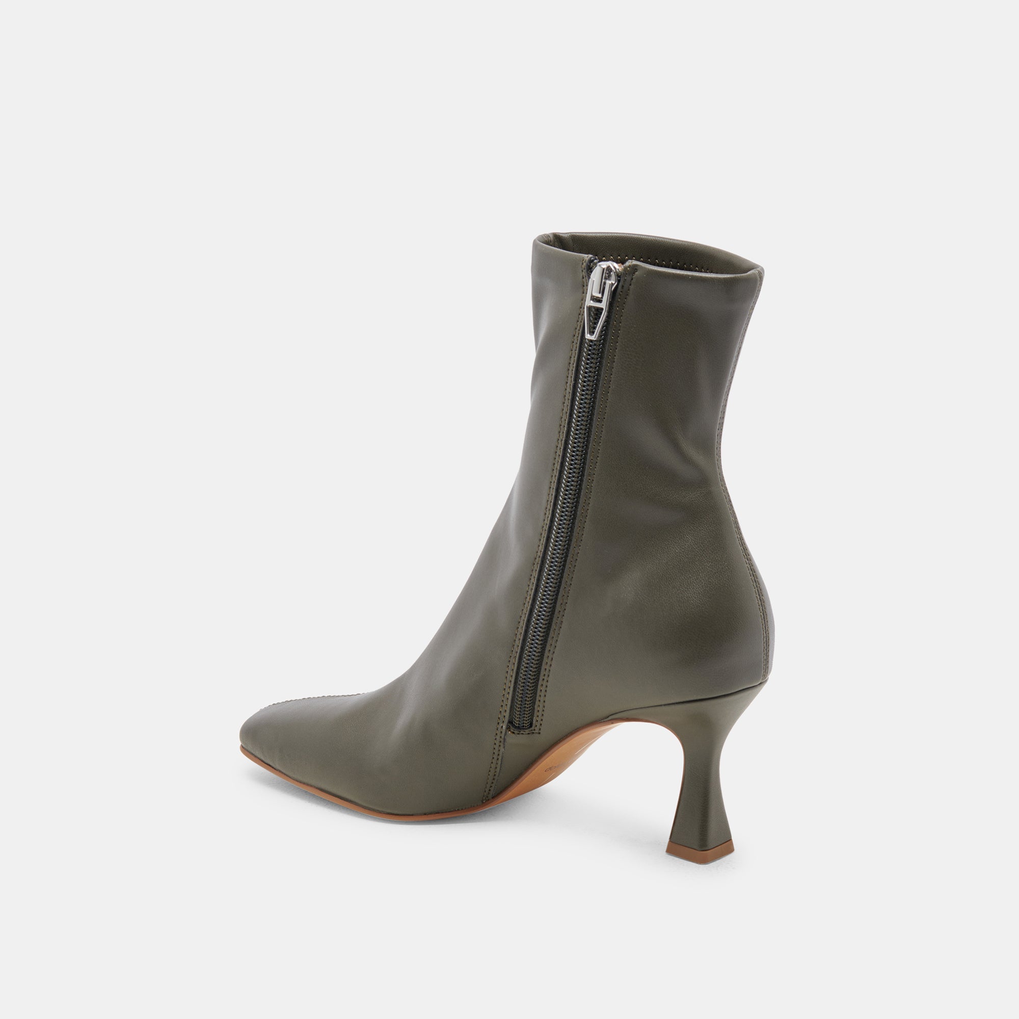 GLAMOR WIDE CALF BOOTS DARK OLIVE STELLA - Image 5