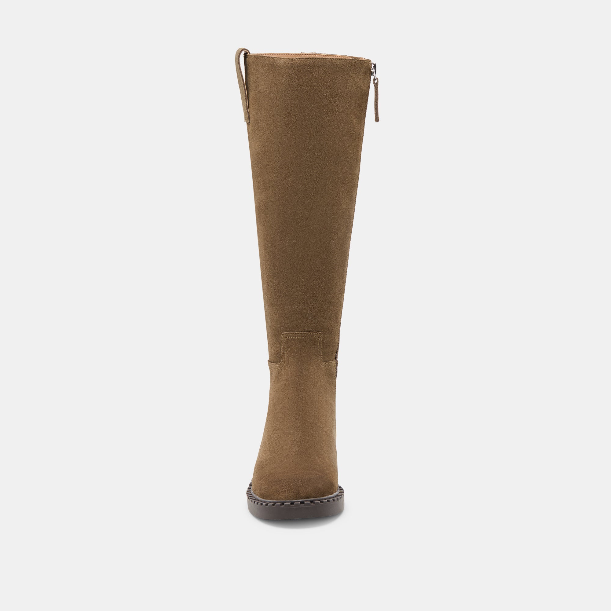 GLORY H2O WIDE CALF BOOTS OLIVE SUEDE - Image 8