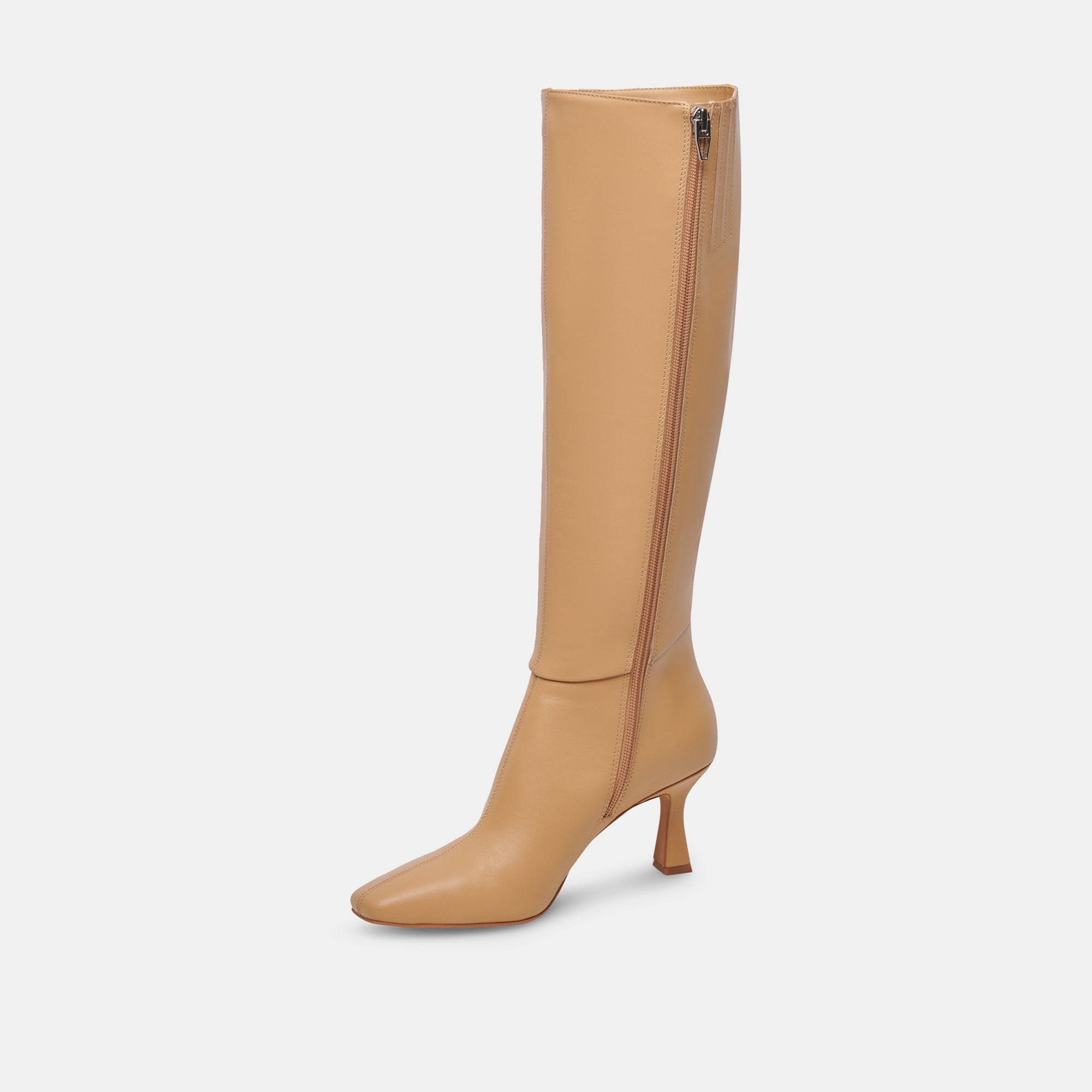 GYRA WIDE CALF BOOTS TAN LEATHER - re:vita - Image 4