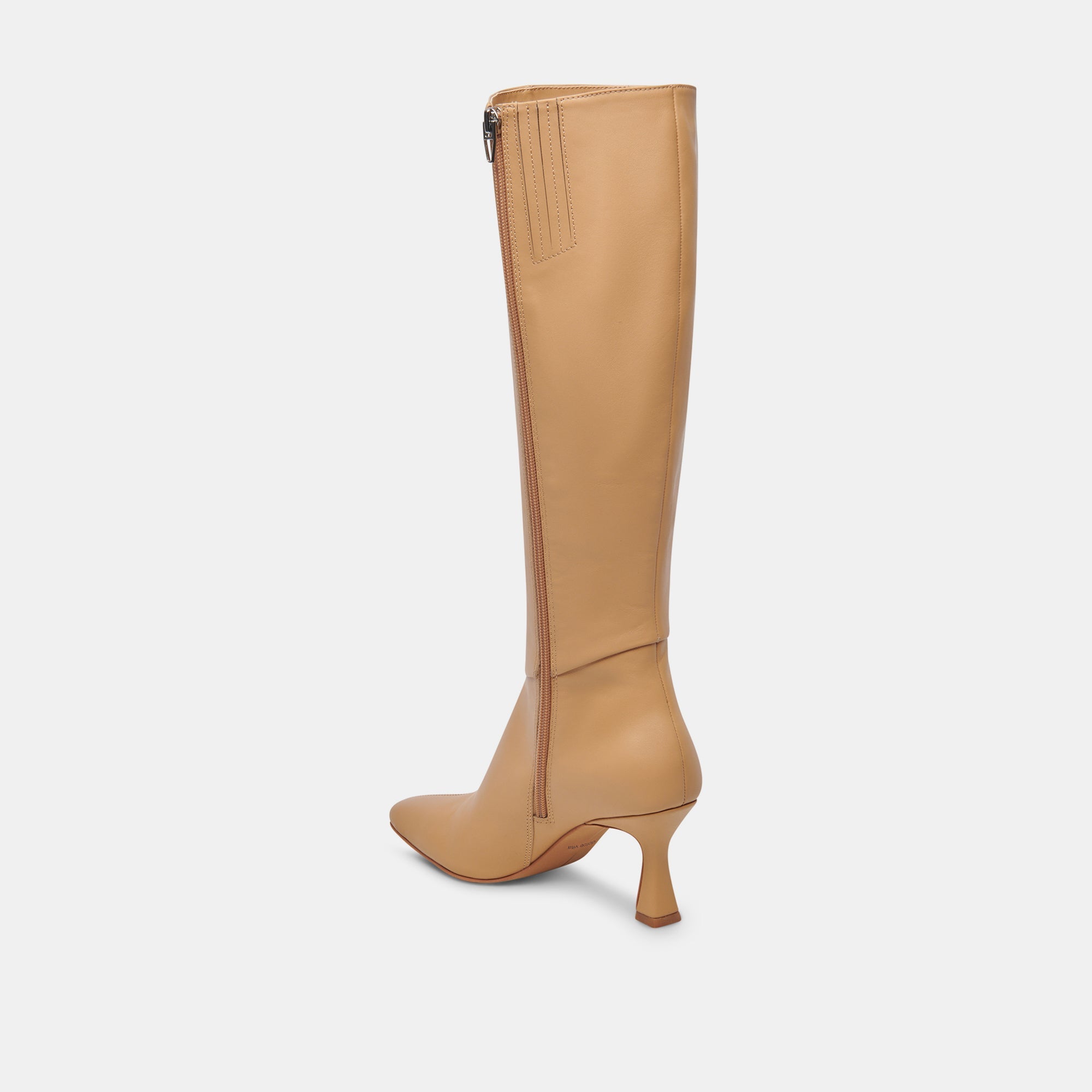 GYRA WIDE CALF BOOTS TAN LEATHER - re:vita - Image 7