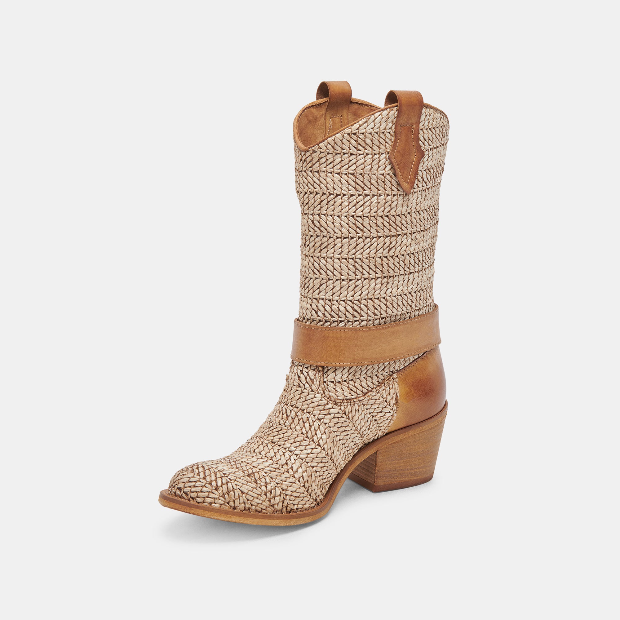 HOSS BOOTS BROWN MULTI RAFFIA - Image 10