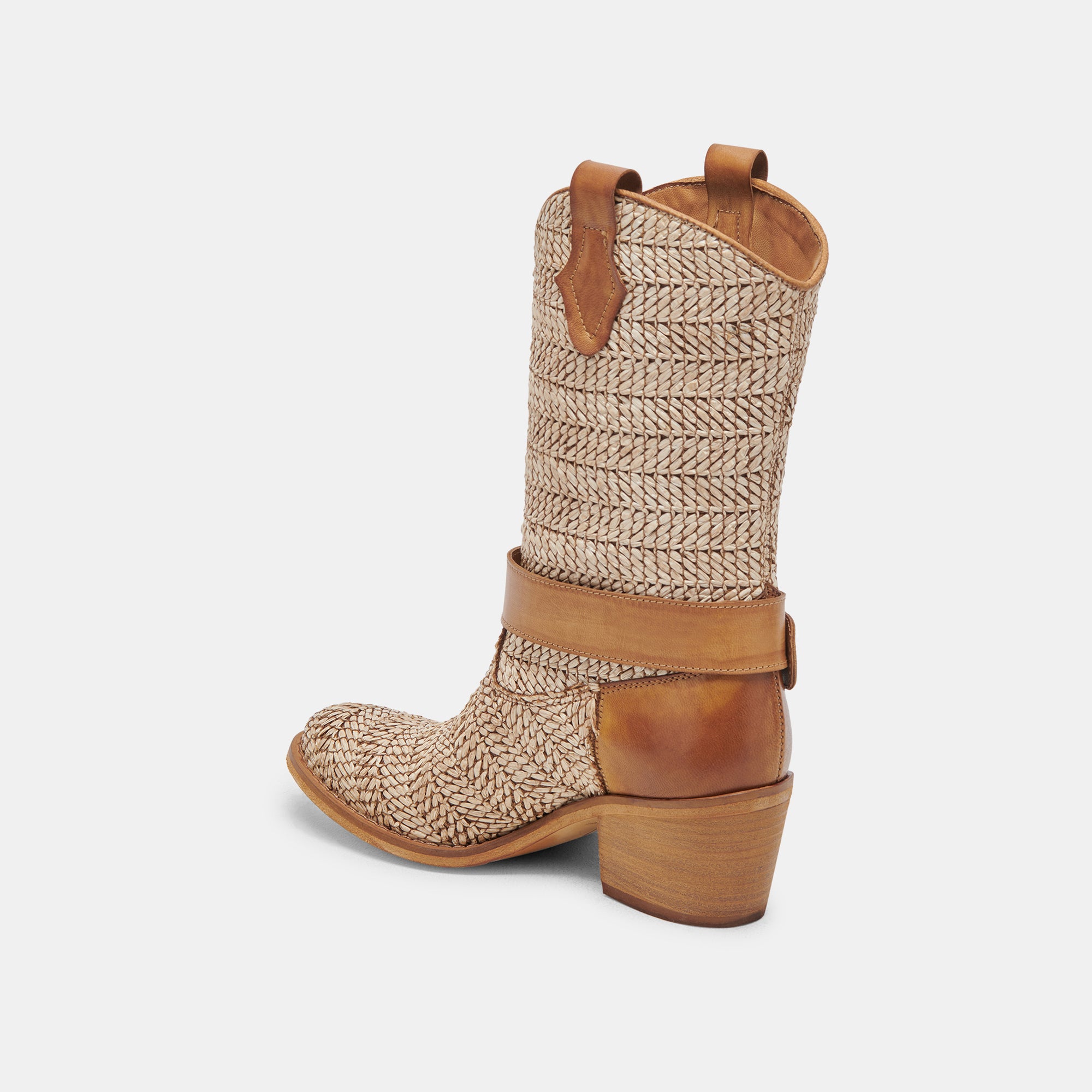 HOSS BOOTS BROWN MULTI RAFFIA - Image 11