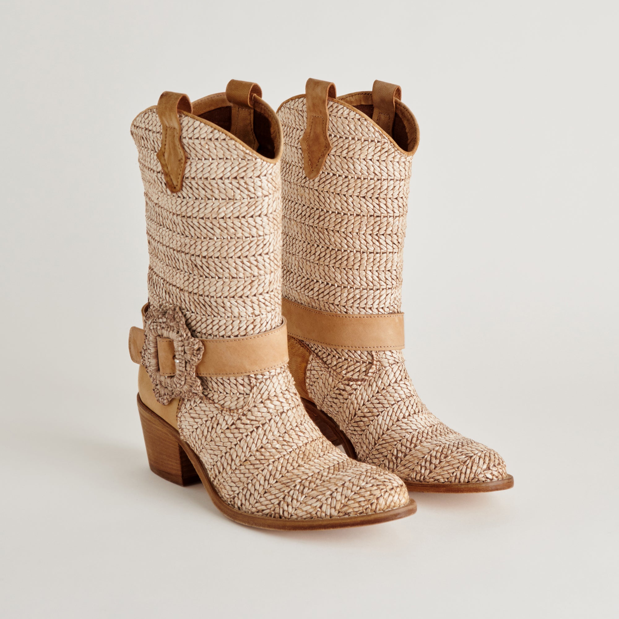 HOSS BOOTS BROWN MULTI RAFFIA - Image 4