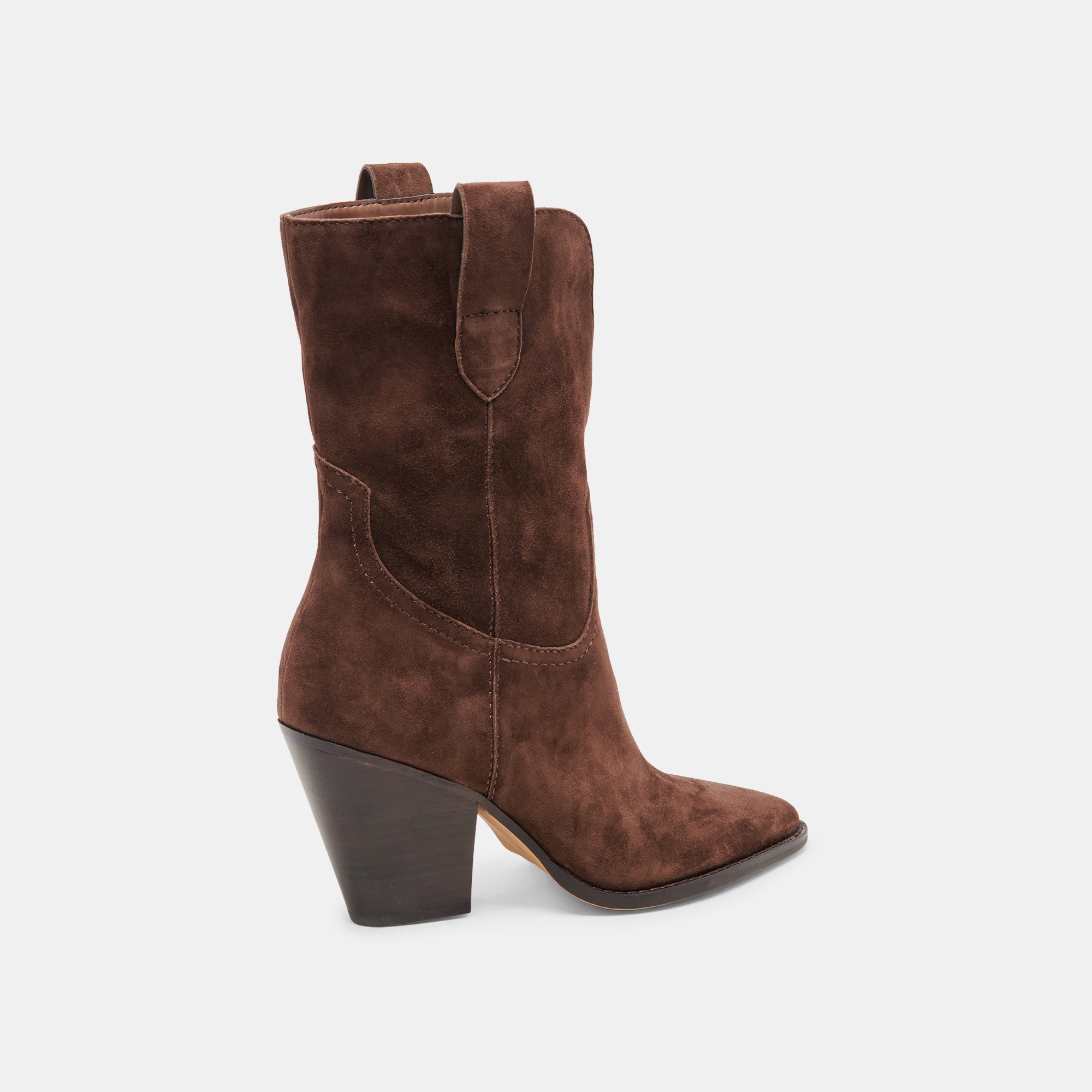JESSEY BOOTS DK BROWN SUEDE - Image 3