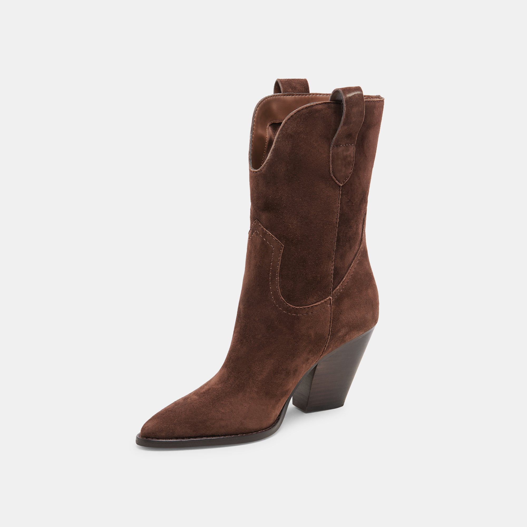 JESSEY BOOTS DK BROWN SUEDE - Image 4
