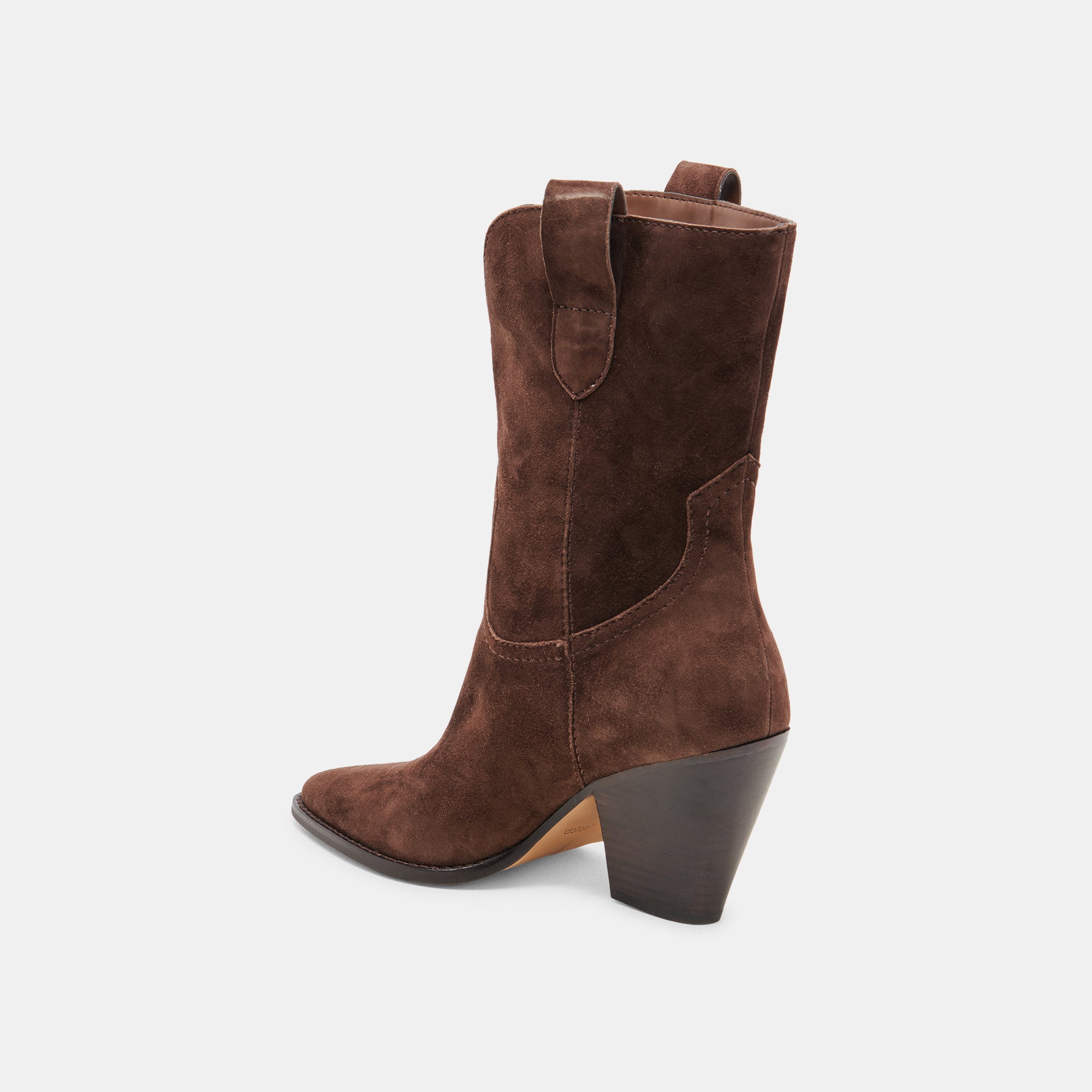 JESSEY BOOTS DK BROWN SUEDE - Image 5