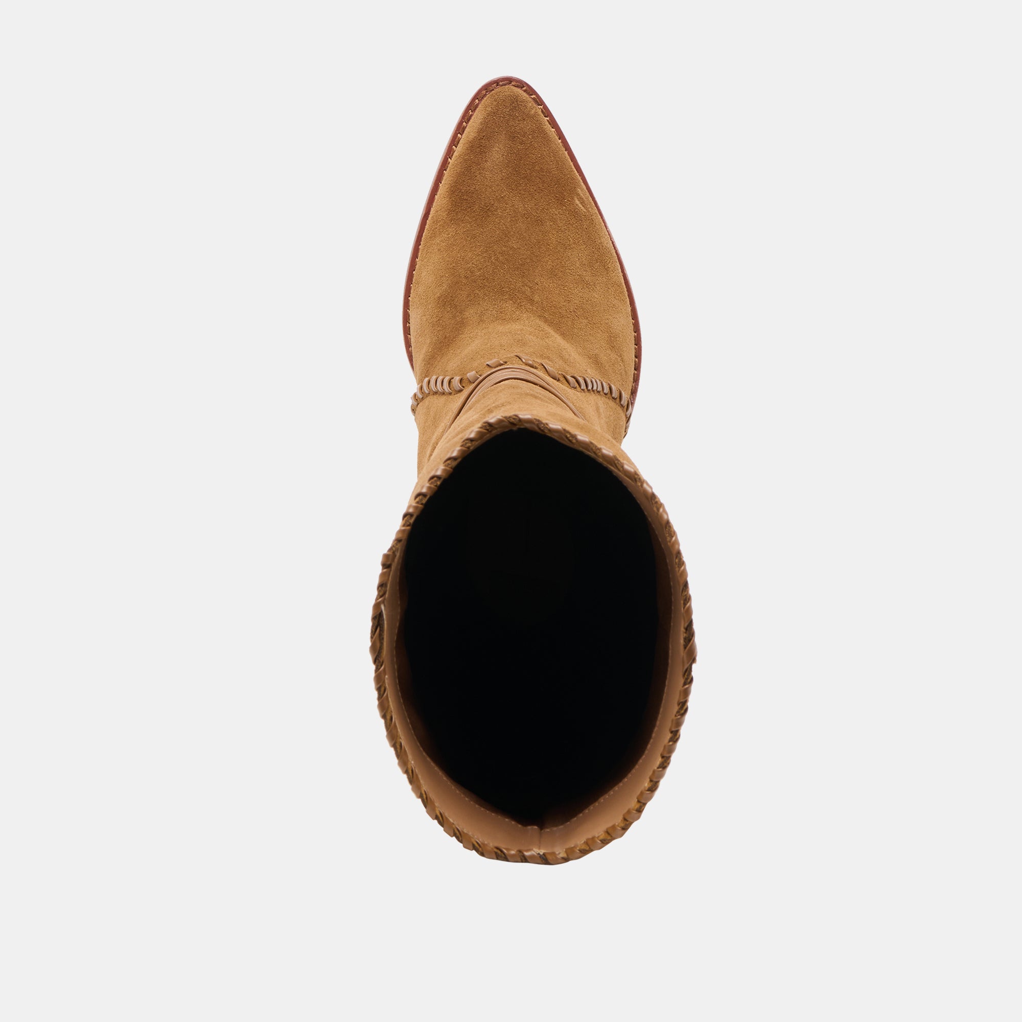 JODY WIDE CALF BOOTS LT BROWN SUEDE - Image 10