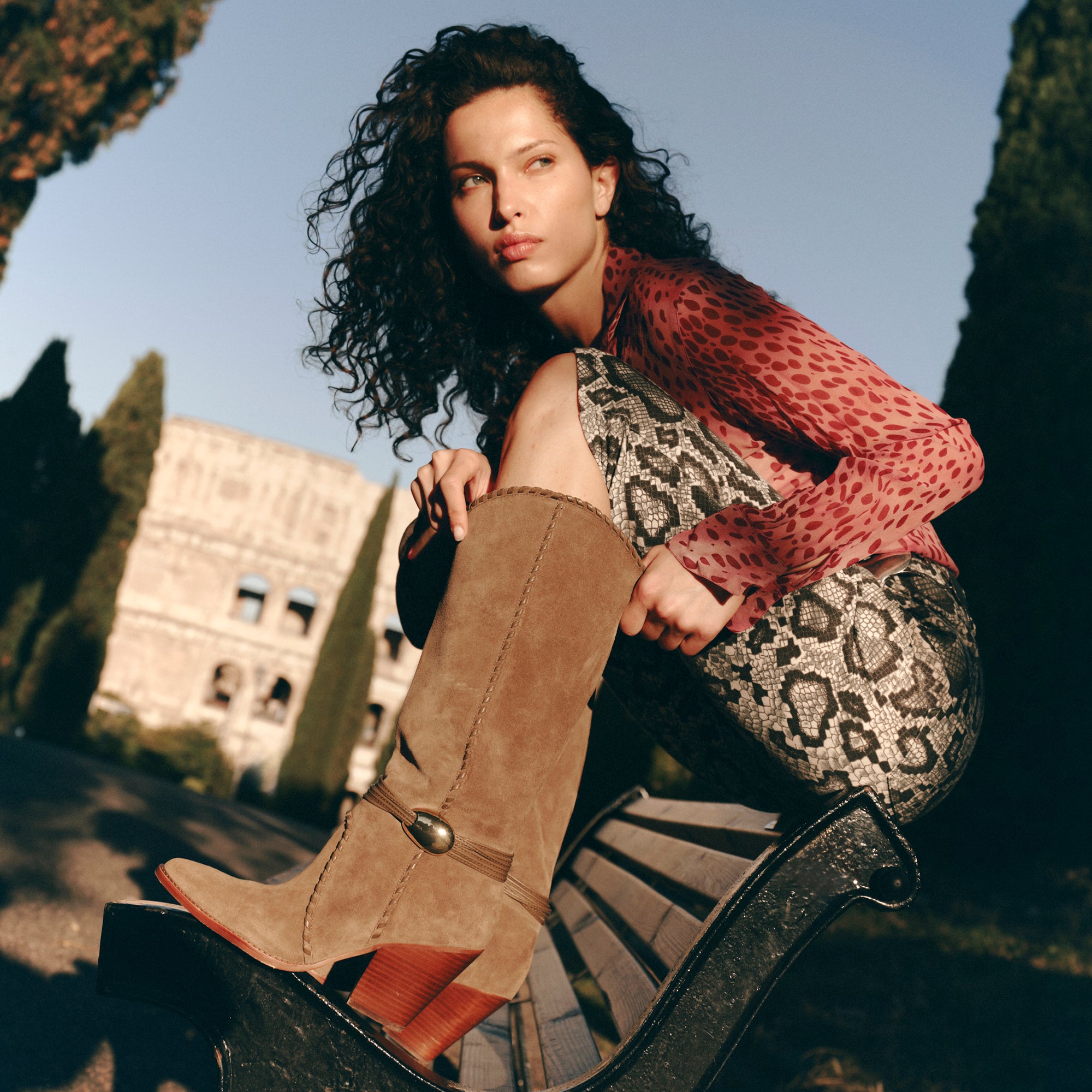 JODY BOOTS OLIVE SUEDE - Image 2