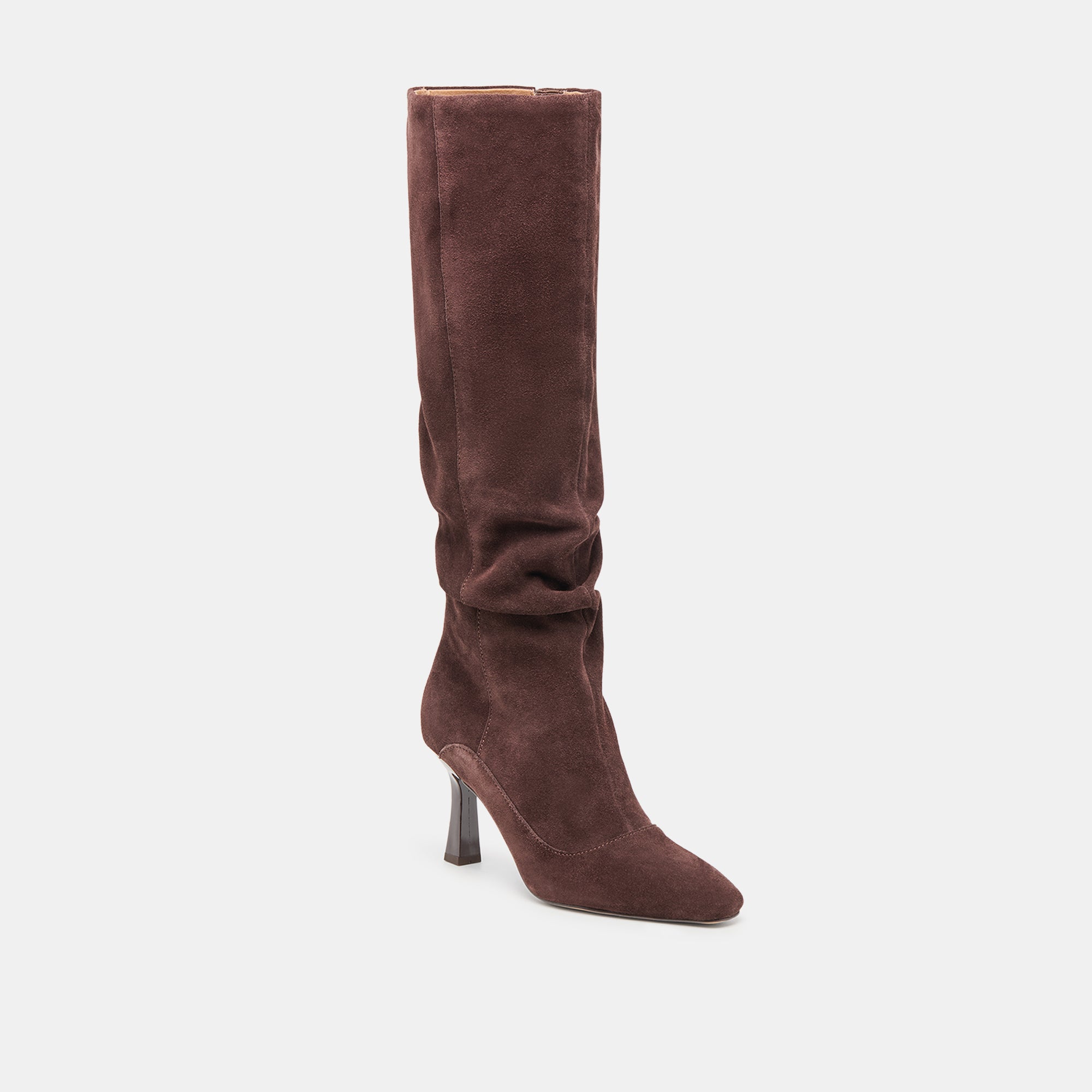 LOUSA WIDE CALF BOOTS MAHOGANY SUEDE - Image 2