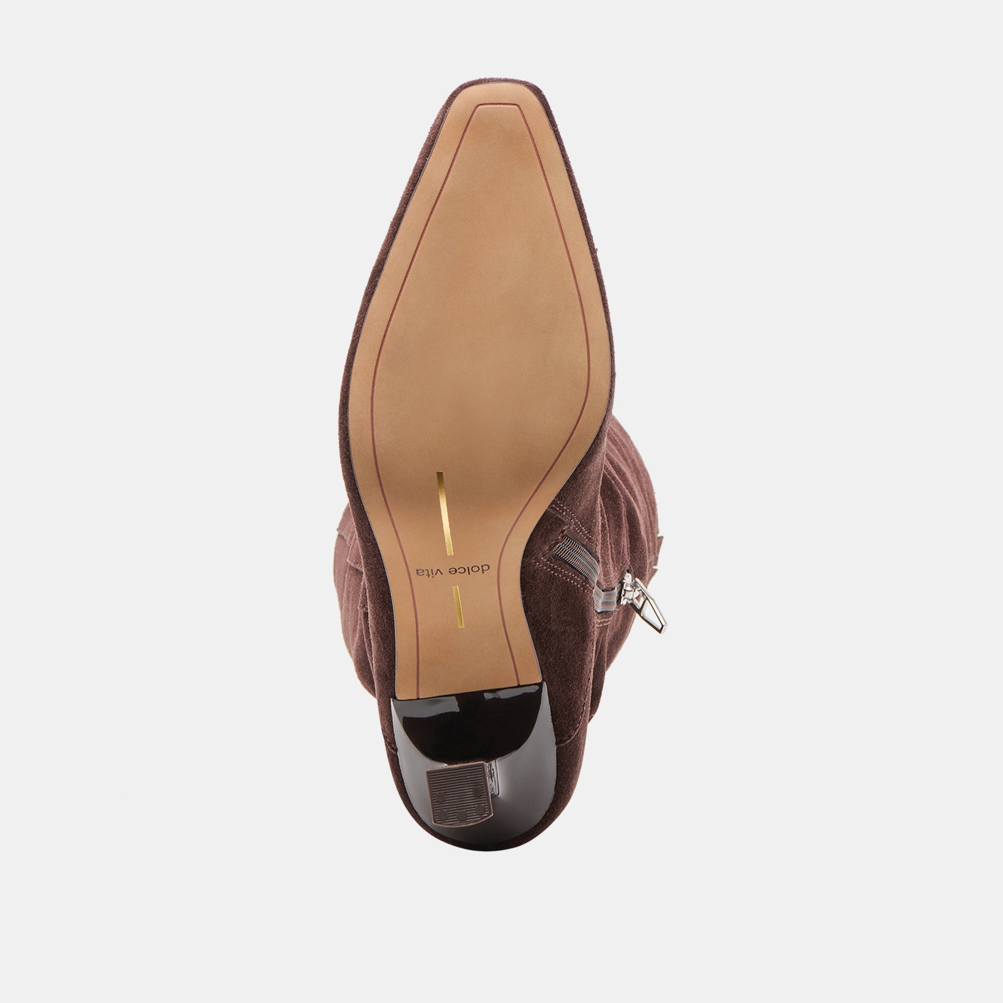 LOUSA WIDE CALF BOOTS MAHOGANY SUEDE - Image 9