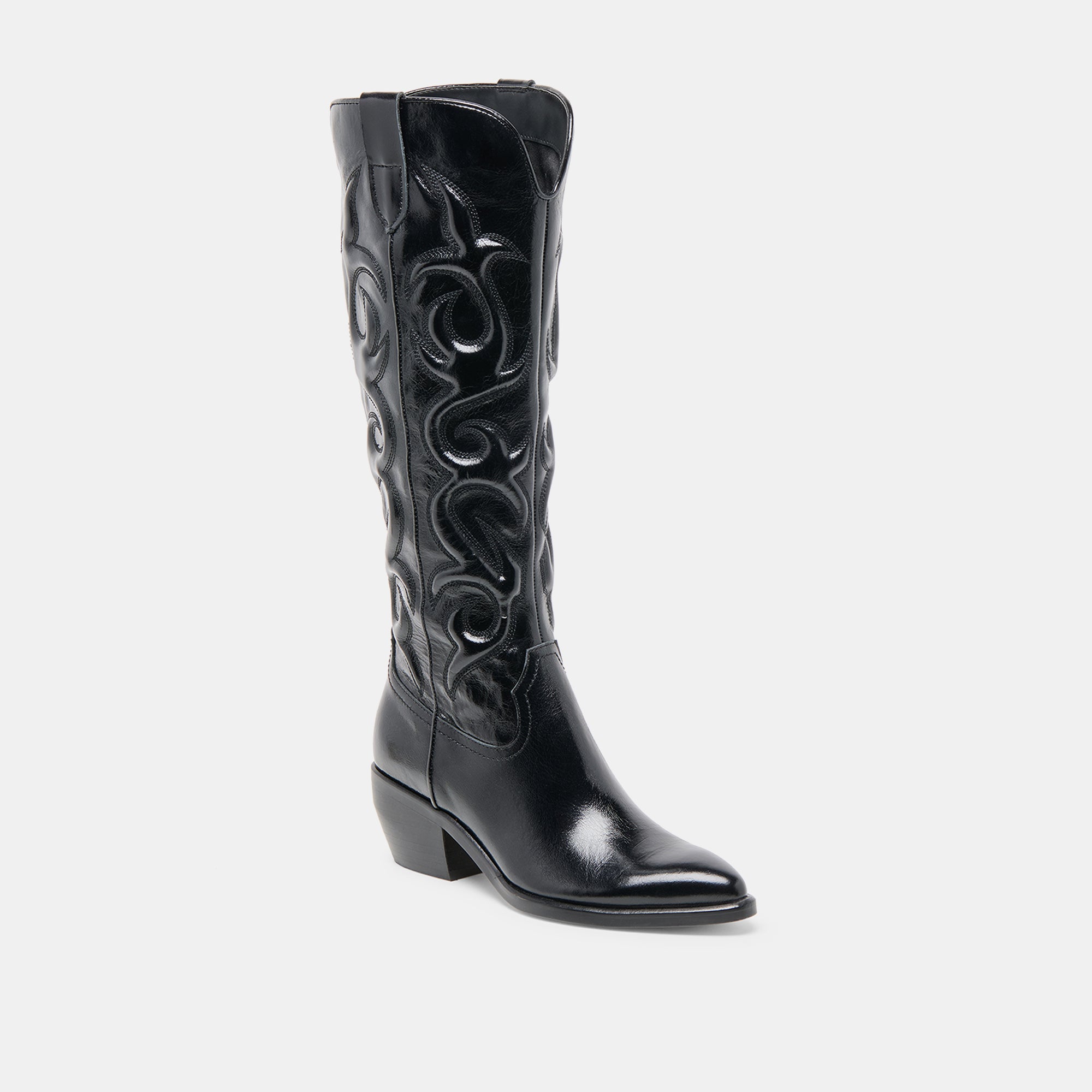 MIRLA BOOTS BLACK LEATHER - Image 3