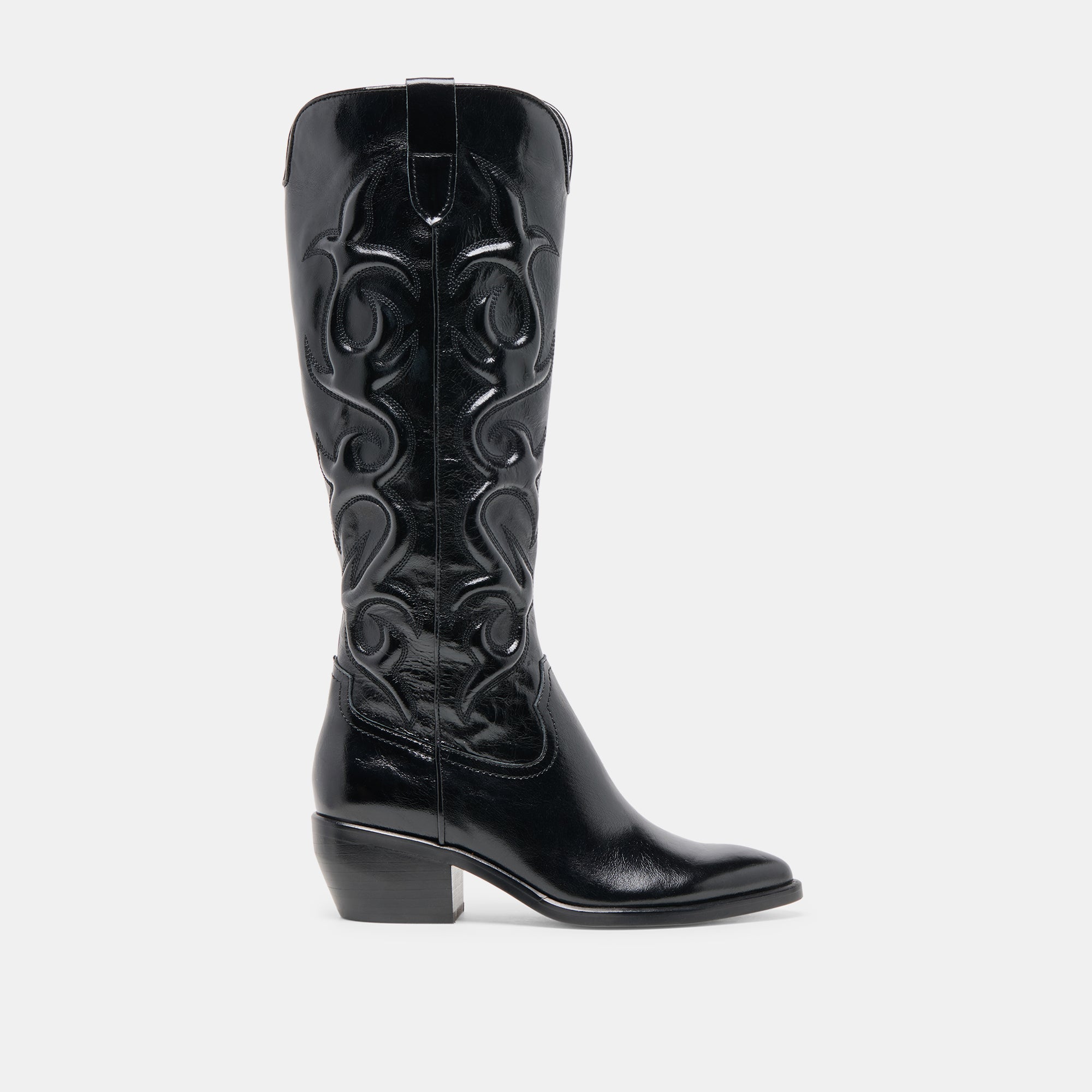 MIRLA BOOTS BLACK LEATHER