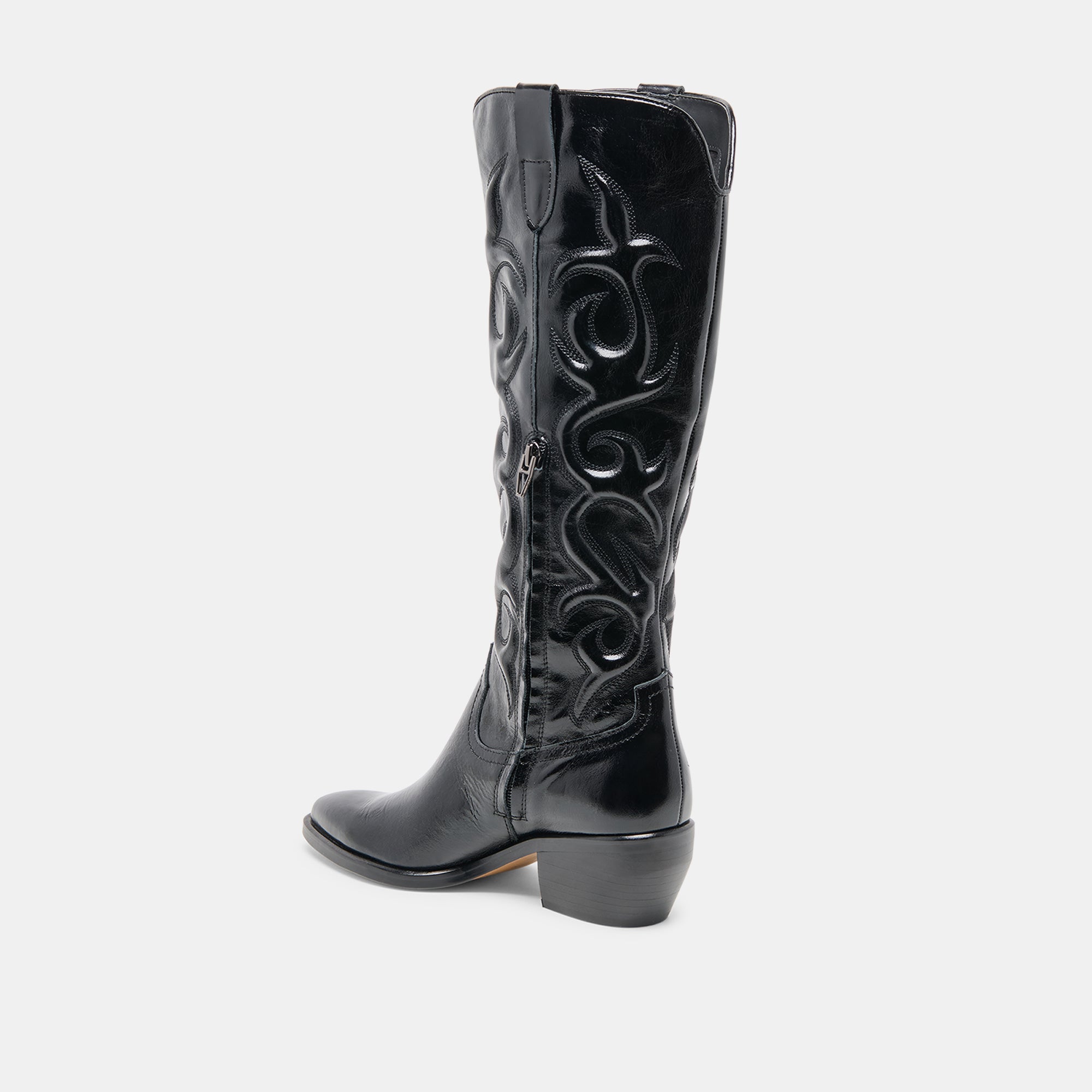 MIRLA BOOTS BLACK LEATHER - Image 9