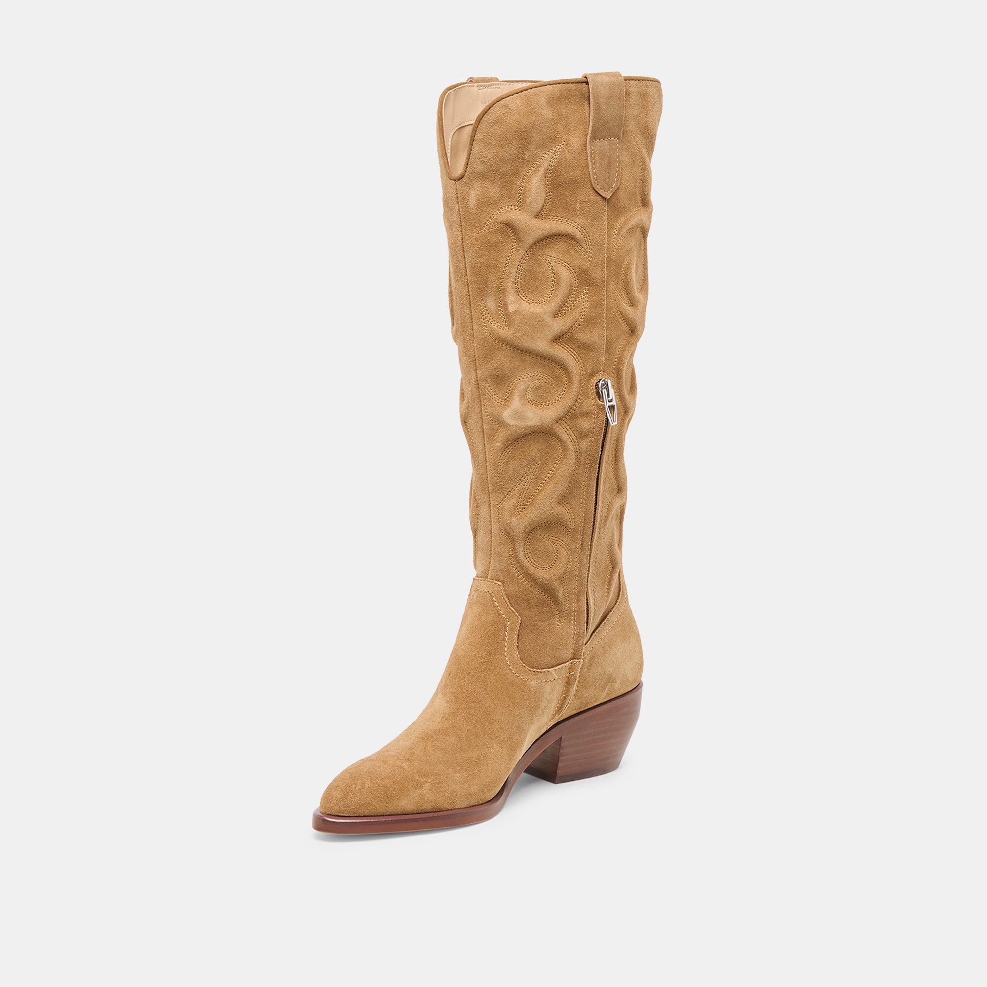 MIRLA BOOTS LT BROWN SUEDE - Image 7