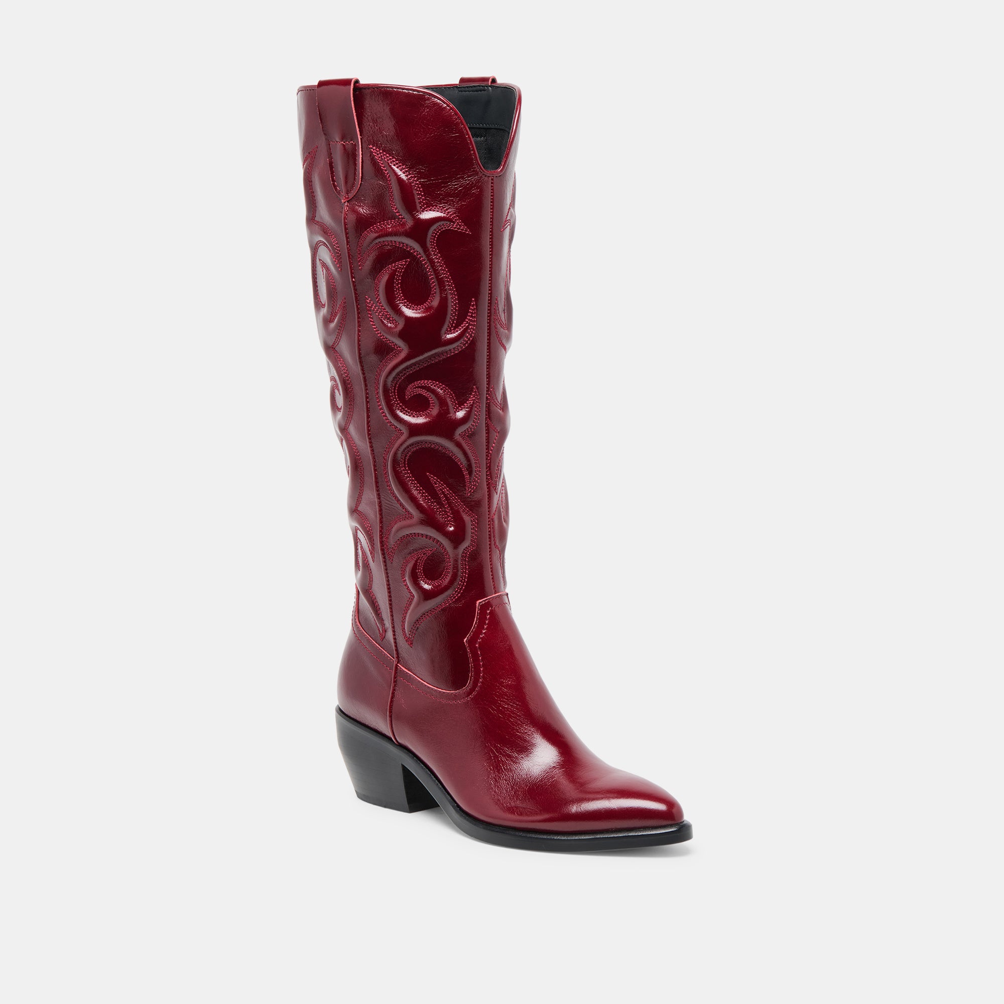 MIRLA BOOTS OXBLOOD LEATHER - Image 3