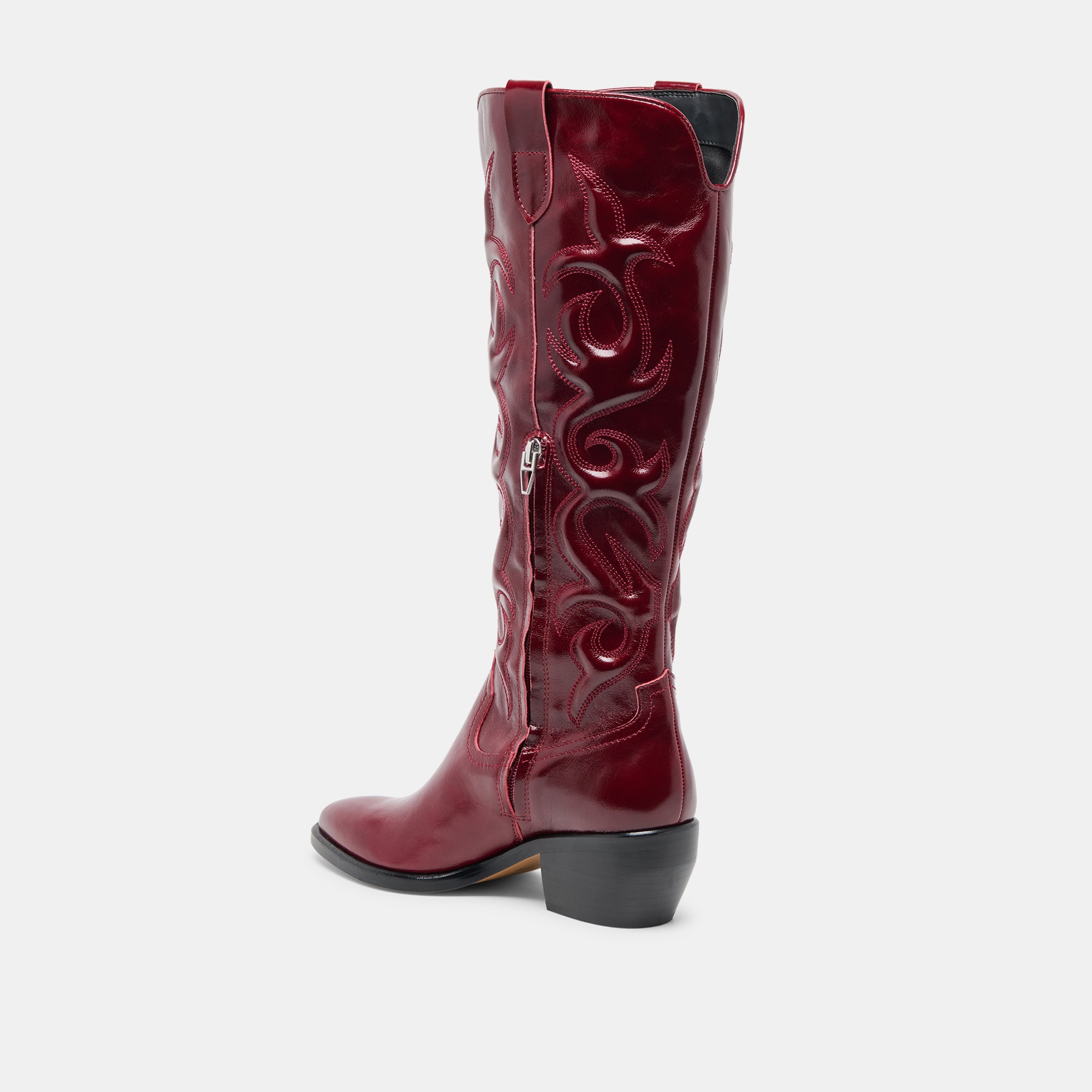 MIRLA BOOTS OXBLOOD LEATHER - Image 8