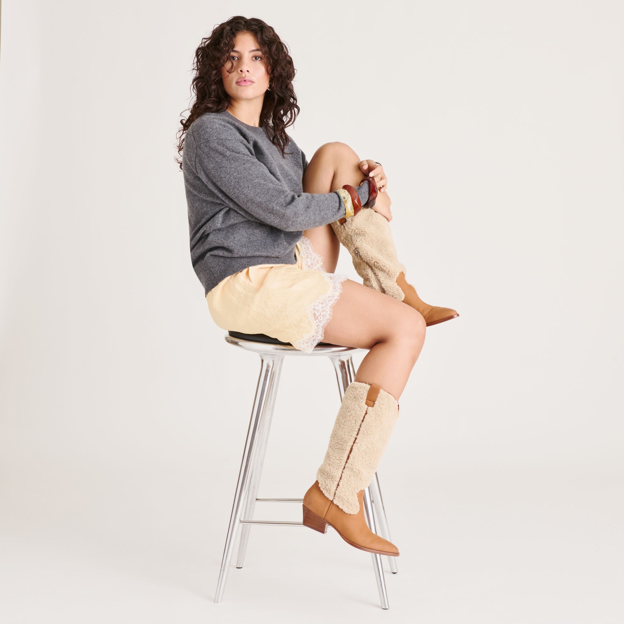 MYKEL PLUSH BOOTS CARAMEL NUBUCK - Image 8