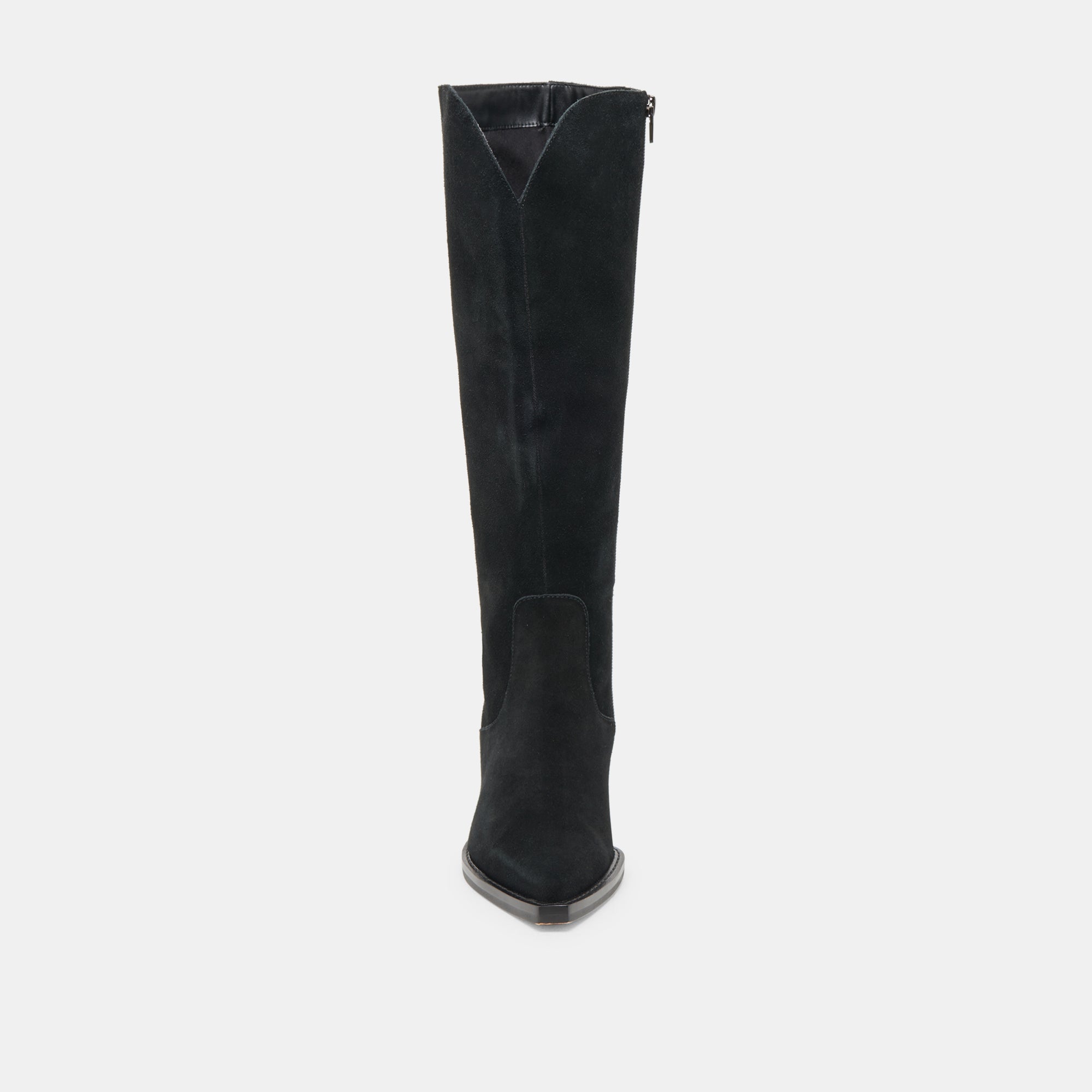 RAJ EXTRA WIDE CALF BOOTS ONYX SUEDE - Image 13