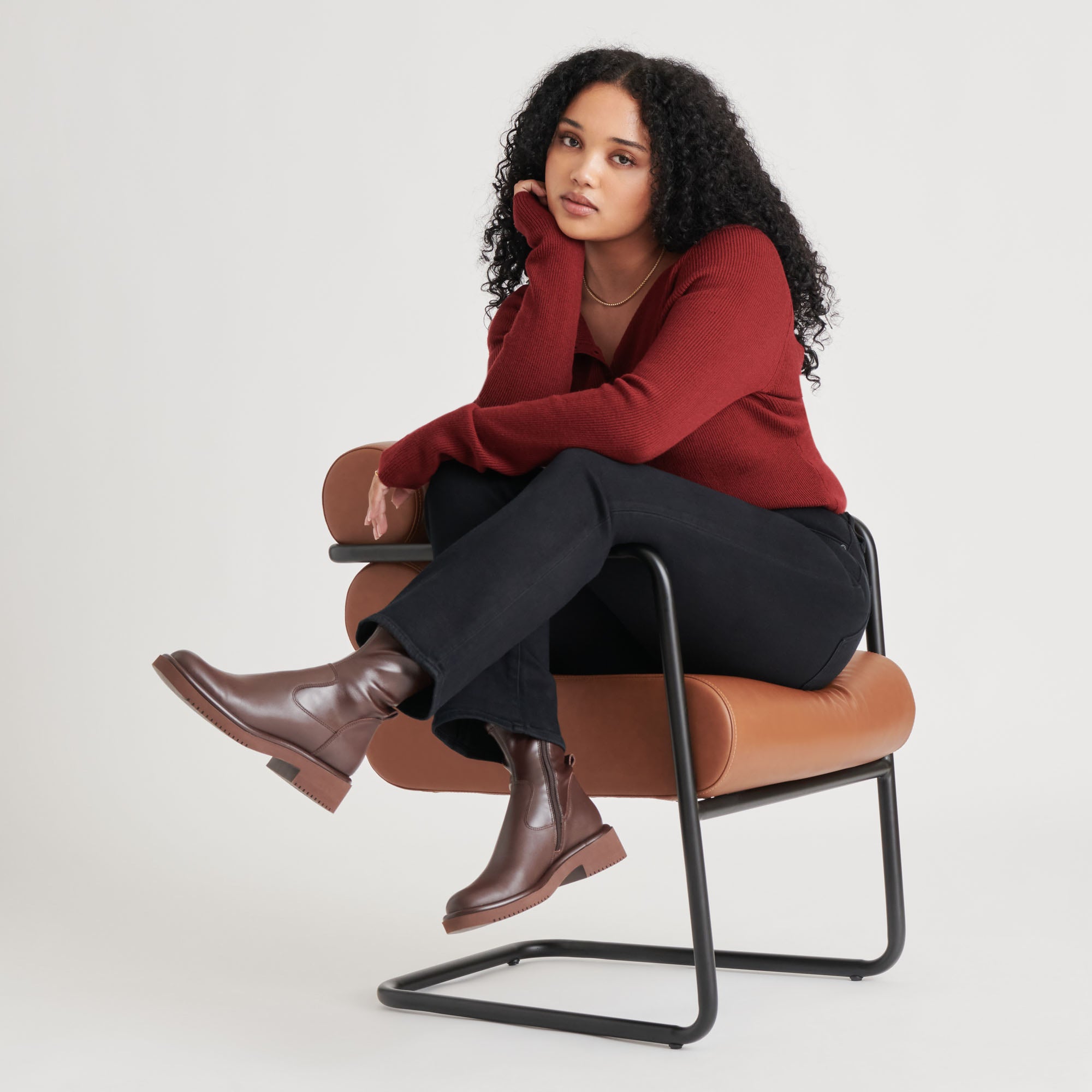 SIMAYA H2O BOOTS MAHOGANY LEATHER - Image 8