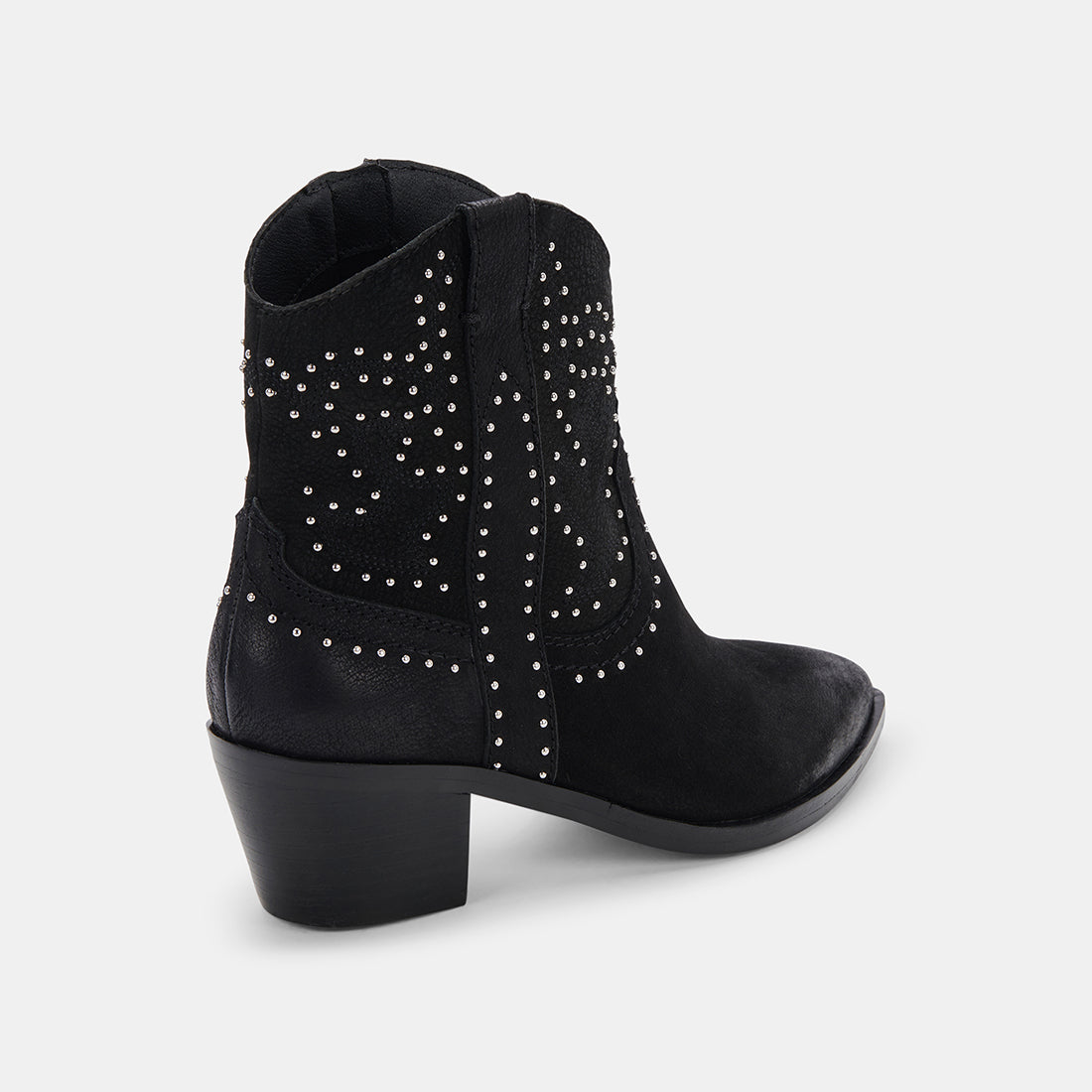 SOLOW STUD BOOTIES BLACK NUBUCK - re:vita - Image 3