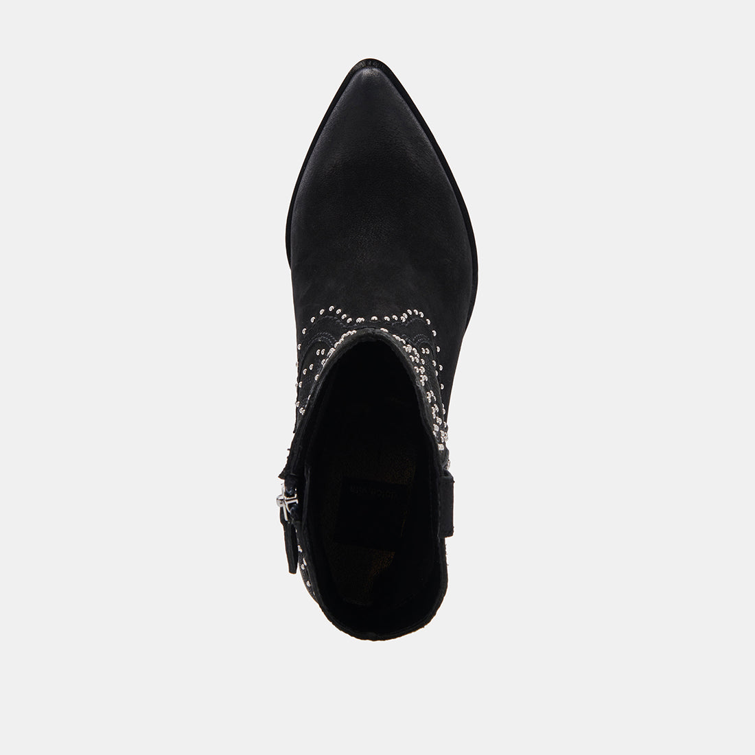 SOLOW STUD BOOTIES BLACK NUBUCK - re:vita - Image 8