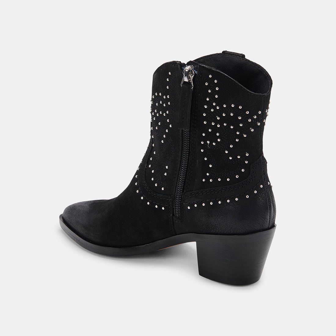 SOLOW STUD BOOTIES BLACK NUBUCK - re:vita - Image 5