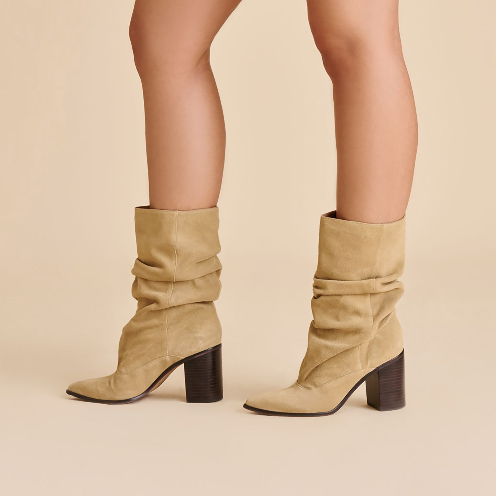 TALINA BOOTS DK TAUPE SUEDE - Image 7