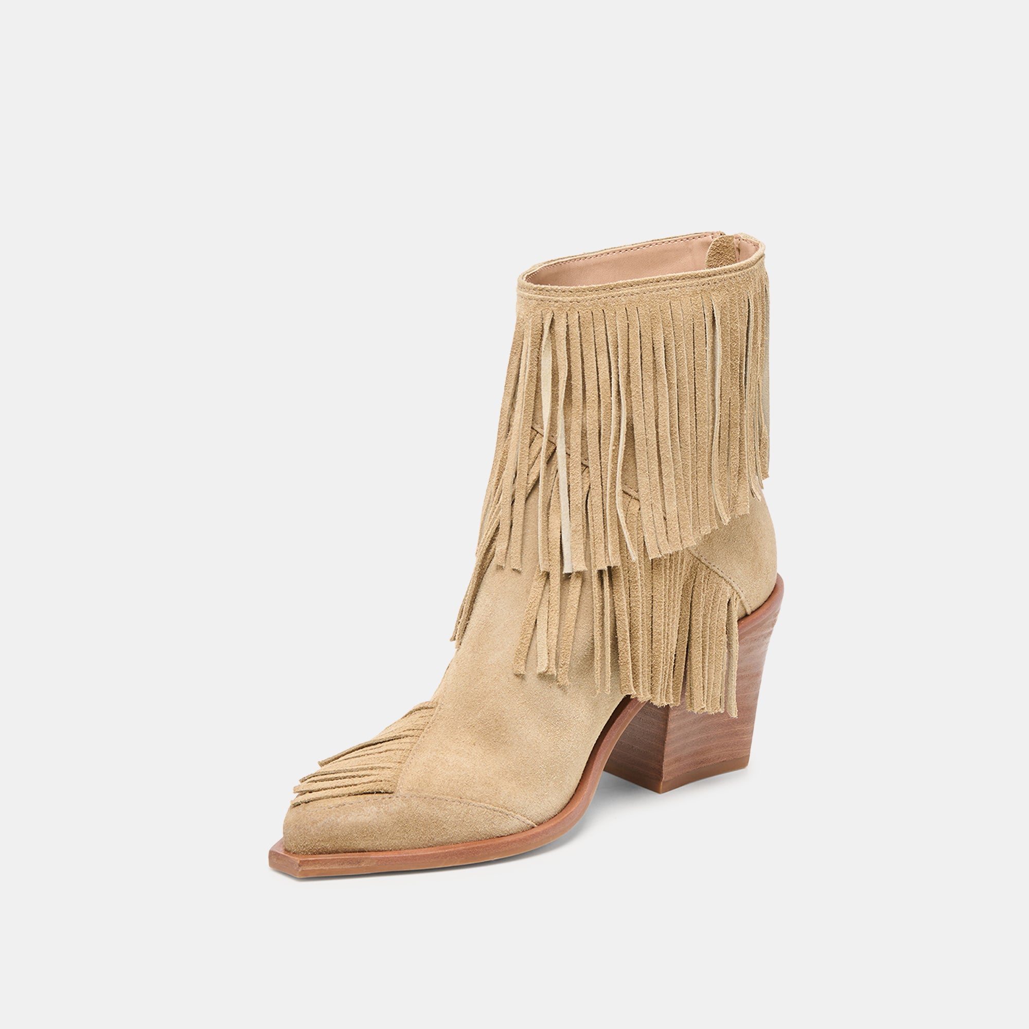 TOREY BOOTIES DK TAUPE SUEDE - Image 6