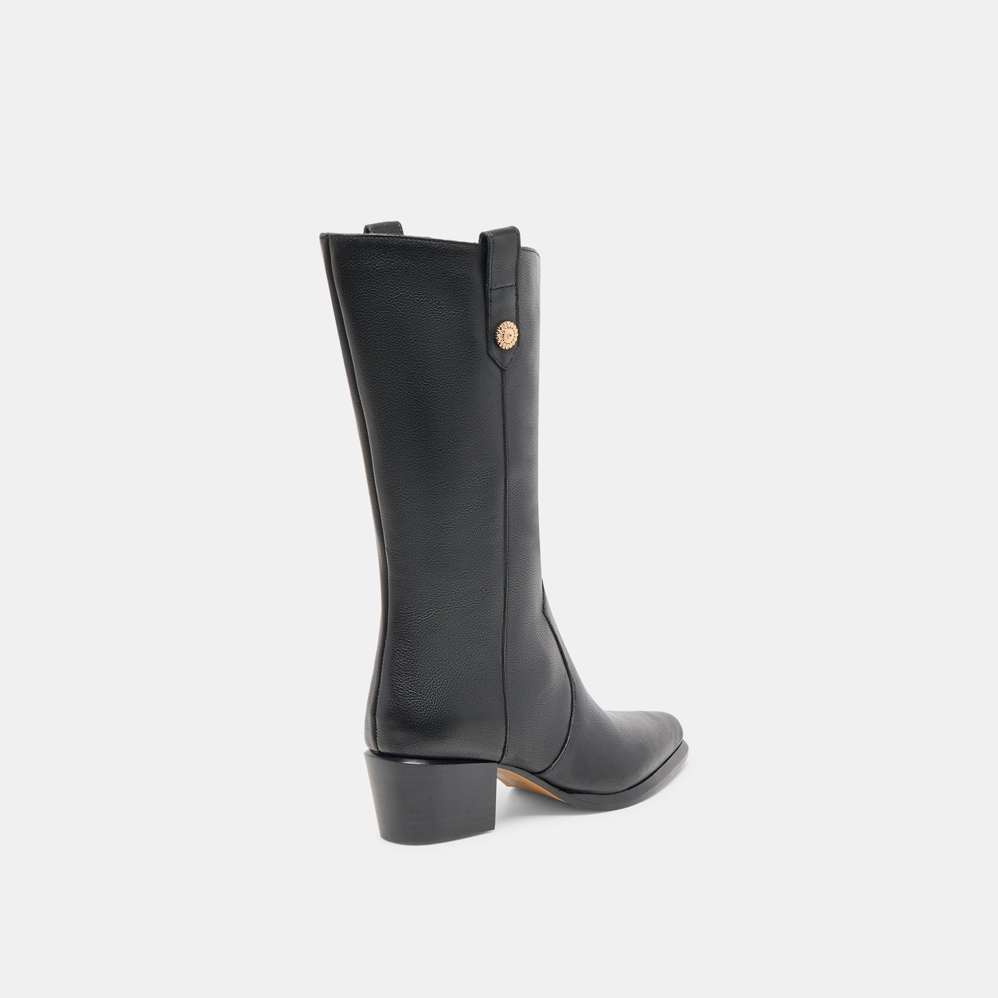 VERN WIDE CALF BOOTS BLACK LEATHER - Image 5