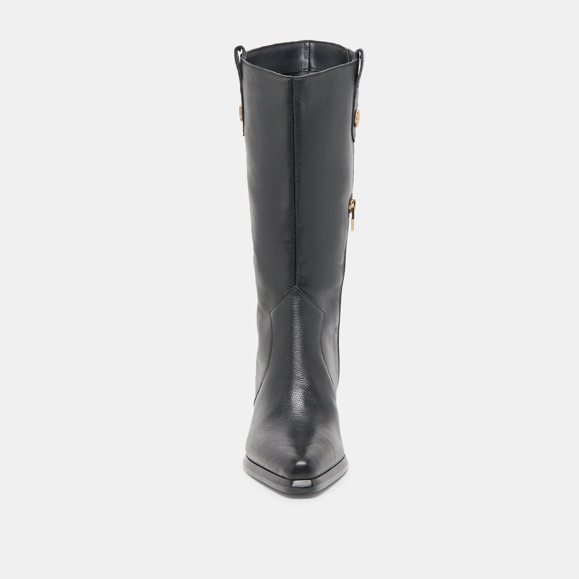 VERN WIDE CALF BOOTS BLACK LEATHER - Image 8