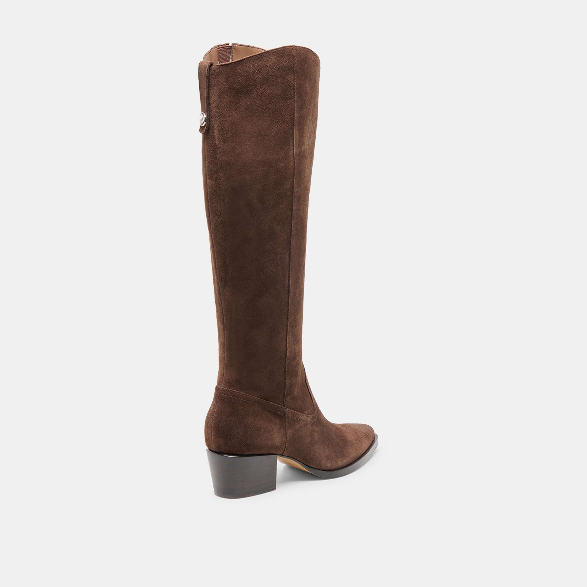 VIRONA H2O EXTRA WIDE CALF BOOTS DK BROWN SUEDE - Image 5